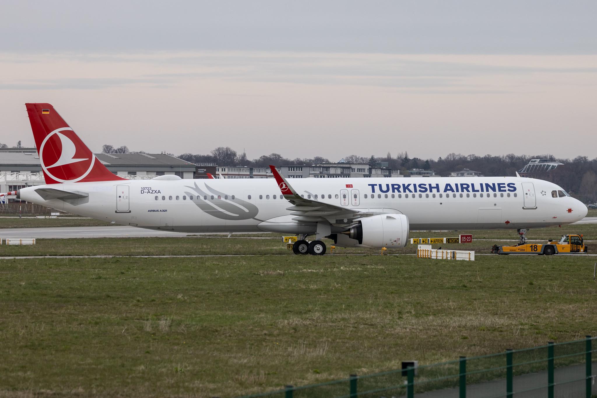 Hamburg Finkenwerder: Turkish Airlines (TK / THY) | Airbus A321-271NX A21N | D-AZXA | MSN 10723