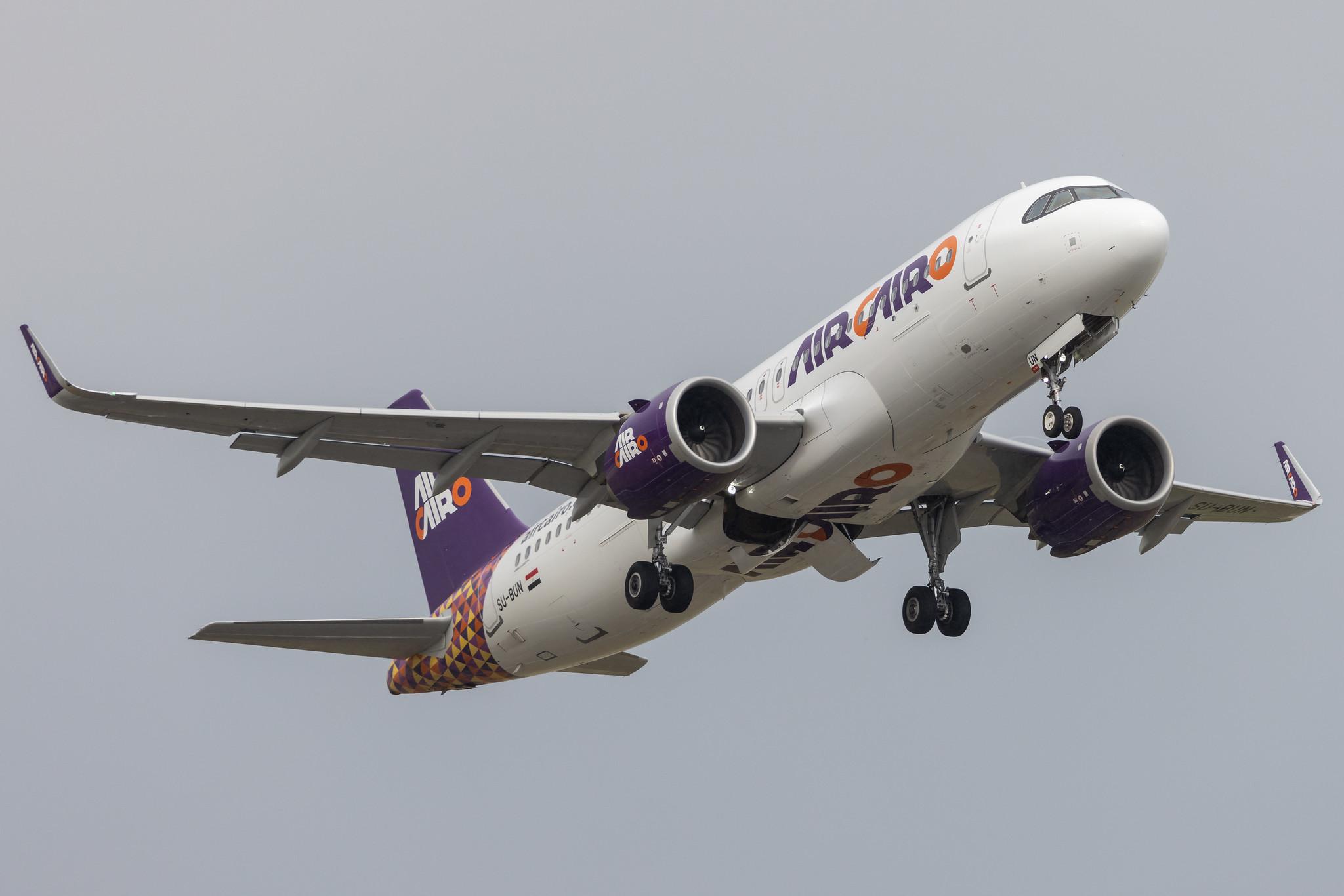 Hamburg Airport: Air Cairo (SM / MSC) | Airbus A320-251N A20N | SU-BUN | MSN 10680