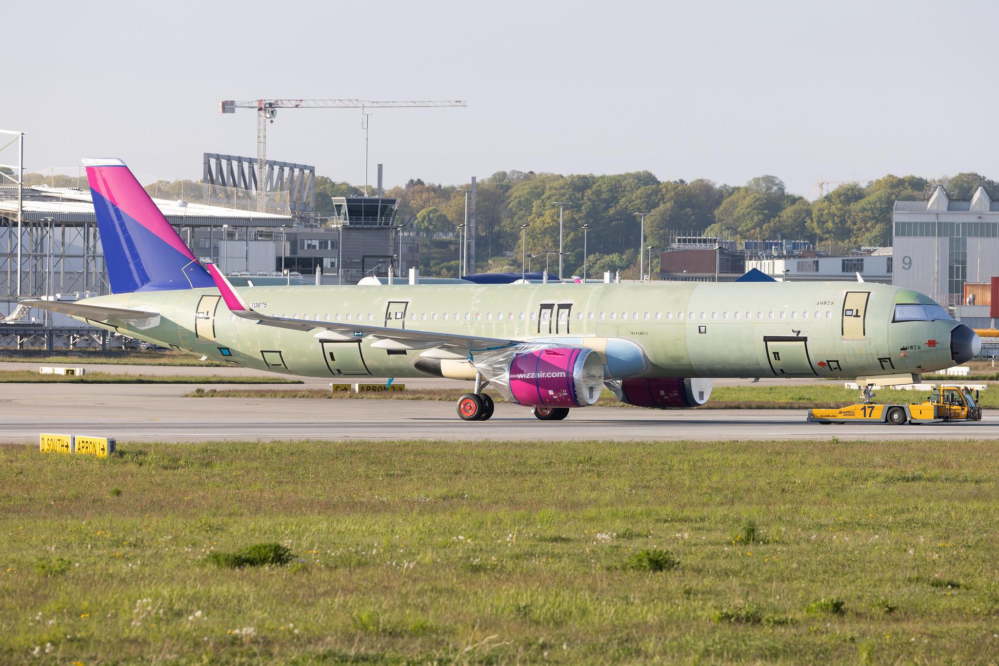 Hamburg Finkenwerder: Wizz Air (W6 / WZZ) | Airbus A321-271NX A21N | D-AZYO | HA-LZP | MSN 10875