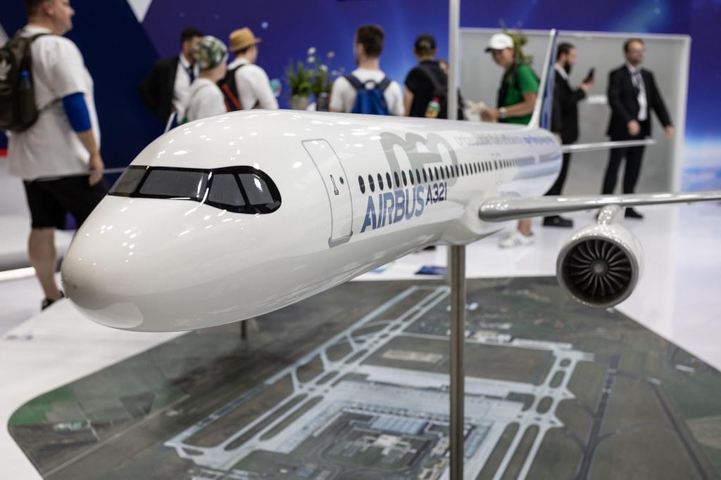 ILA Berlin Air Show: Airbus A321neo Modell