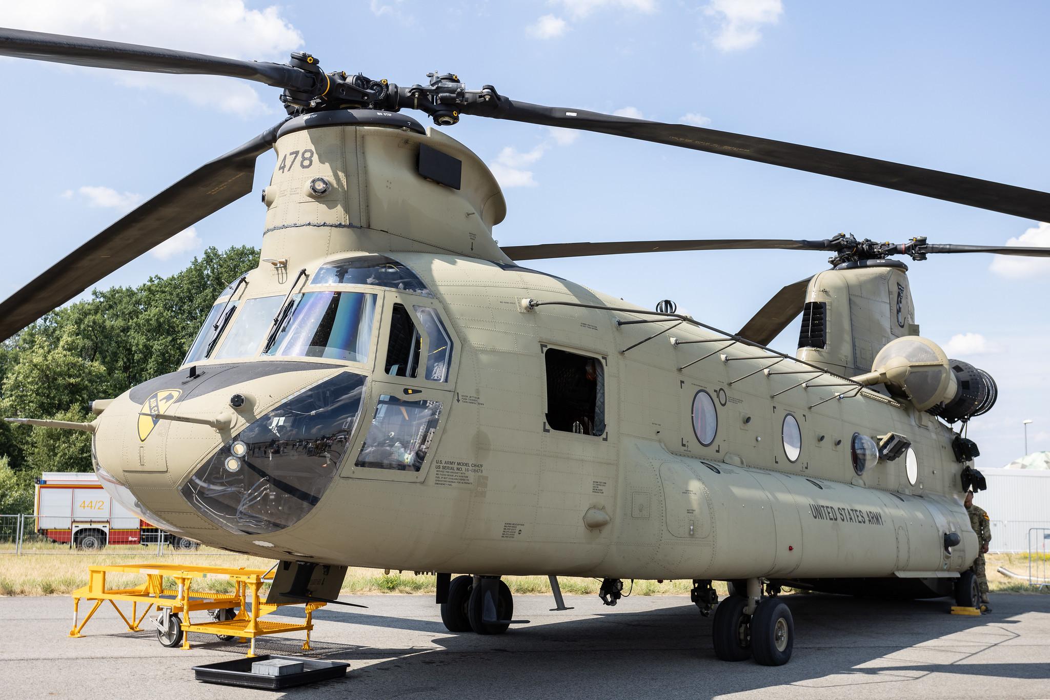 ILA Berlin Air Show: United States - US Army | Boeing CH-47F Chinook | 16-08478 | MSN M8478