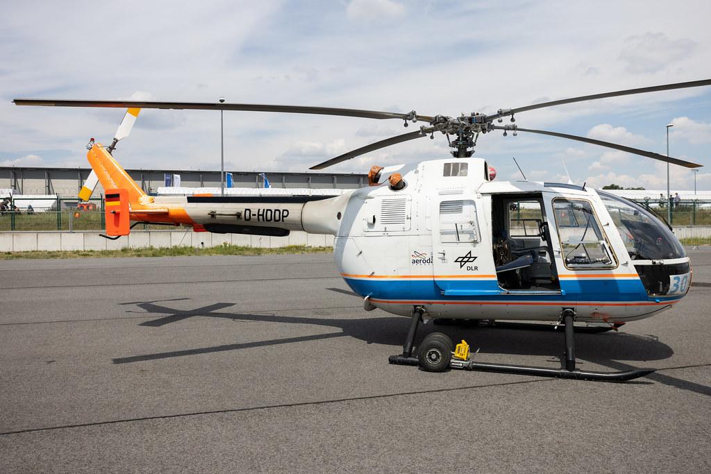 ILA Berlin Air Show: Germany - DLR Flugbetriebe | MBB Bo 105 B105 | D-HDDP | MSN S-123