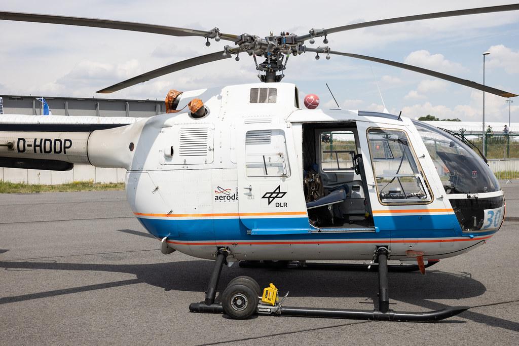 ILA Berlin Air Show: Germany - DLR Flugbetriebe | MBB Bo 105 B105 | D-HDDP | MSN S-123