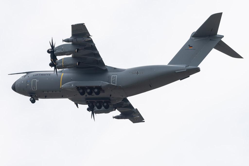 ILA Berlin Air Show: German Air Force (/ GAF) | Airbus A400M-180 A400 | 54-33 | MSN 100