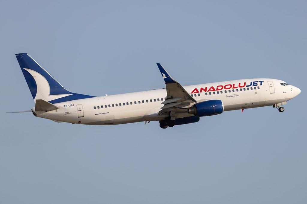 ILA Berlin Air Show: AnadoluJet (TK / THY) | Operator: Turkish Airlines | Boeing 737-8F2 B738 | TC-JFJ | MSN 29772