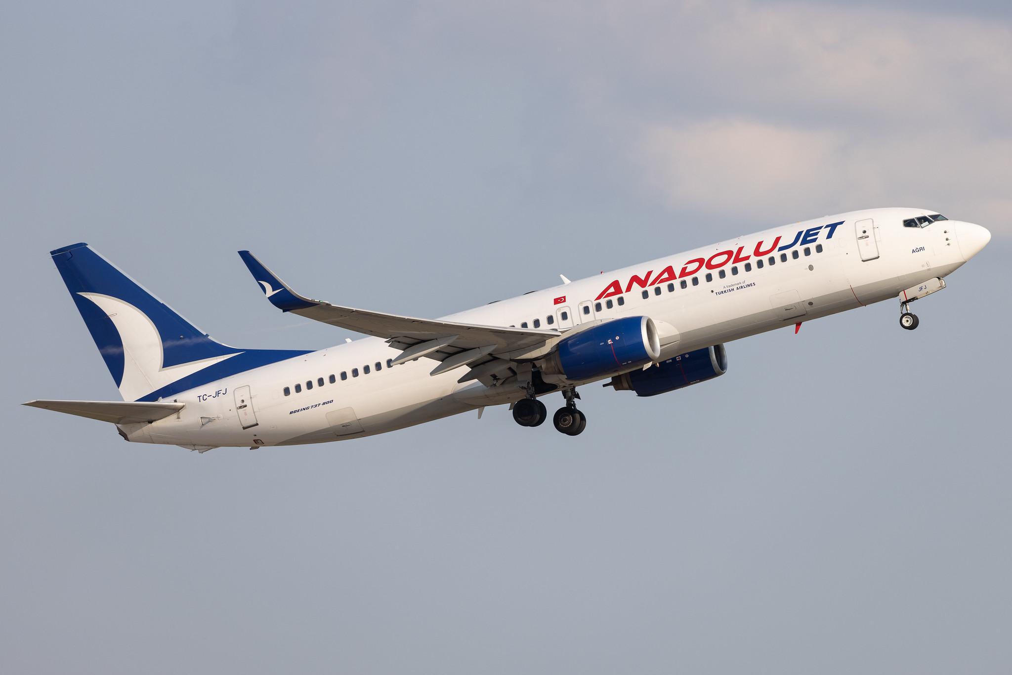 ILA Berlin Air Show: AnadoluJet (TK / THY) | Operator: Turkish Airlines | Boeing 737-8F2 B738 | TC-JFJ | MSN 29772