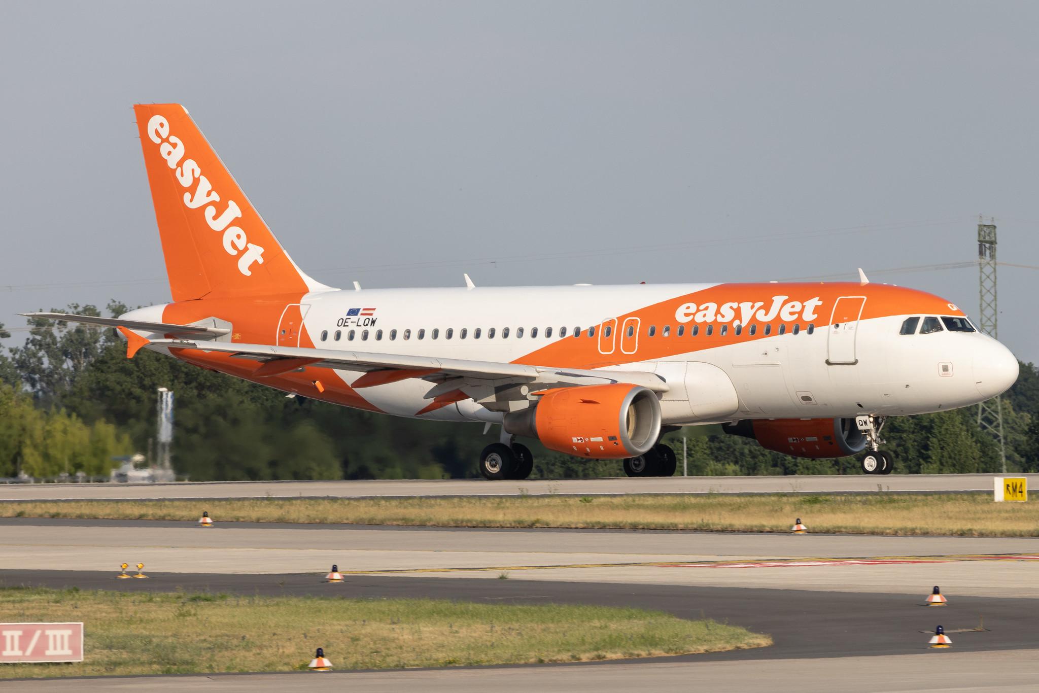 ILA Berlin Air Show: easyJet (U2 / EZY) | Operator: easyJet Europe | Airbus A319-111 A319 | OE-LQW | MSN 4129