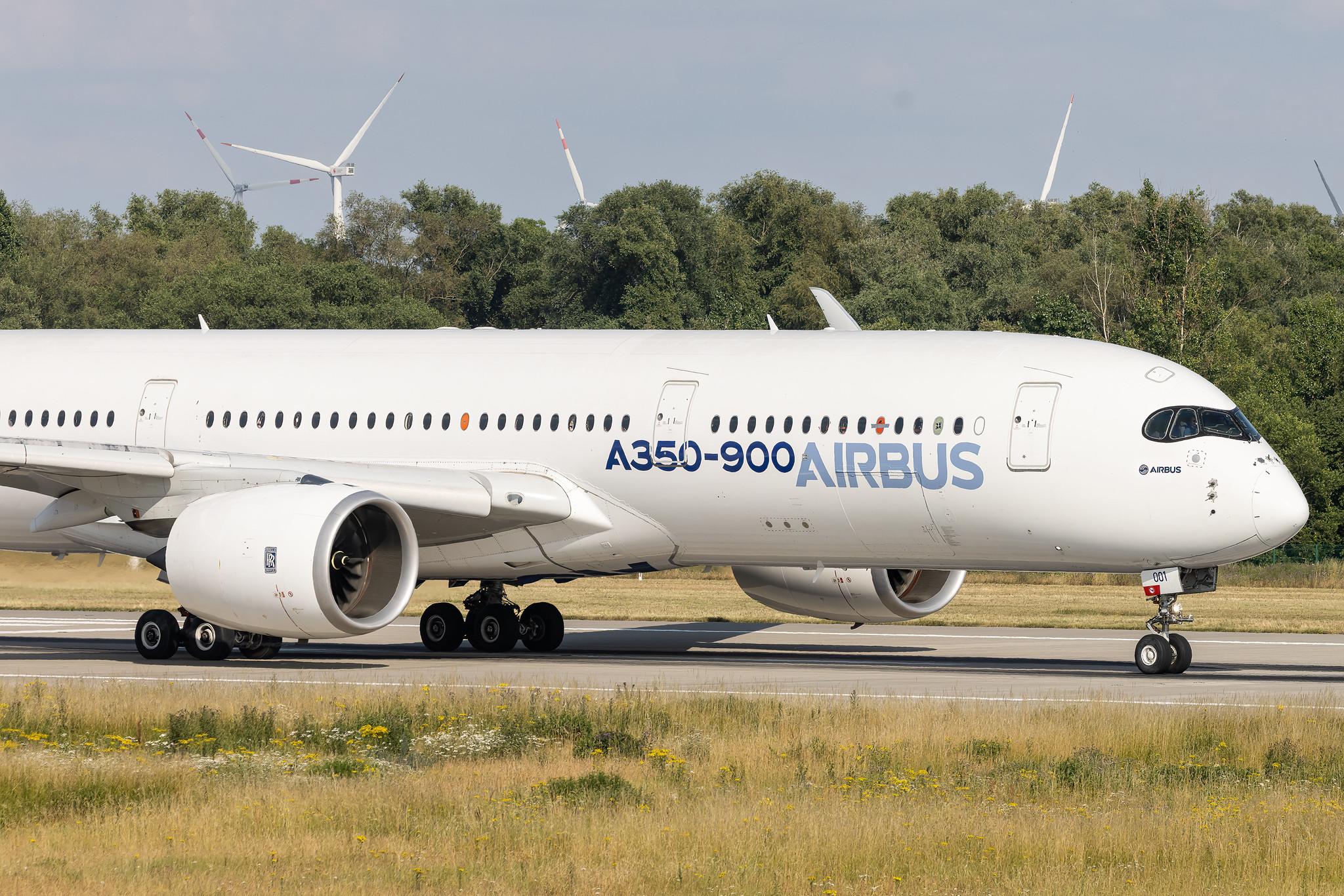 Hamburg Finkenwerder: Airbus (/ AIB) |  Airbus A350-941 A359 | F-WXWB | MSN 001