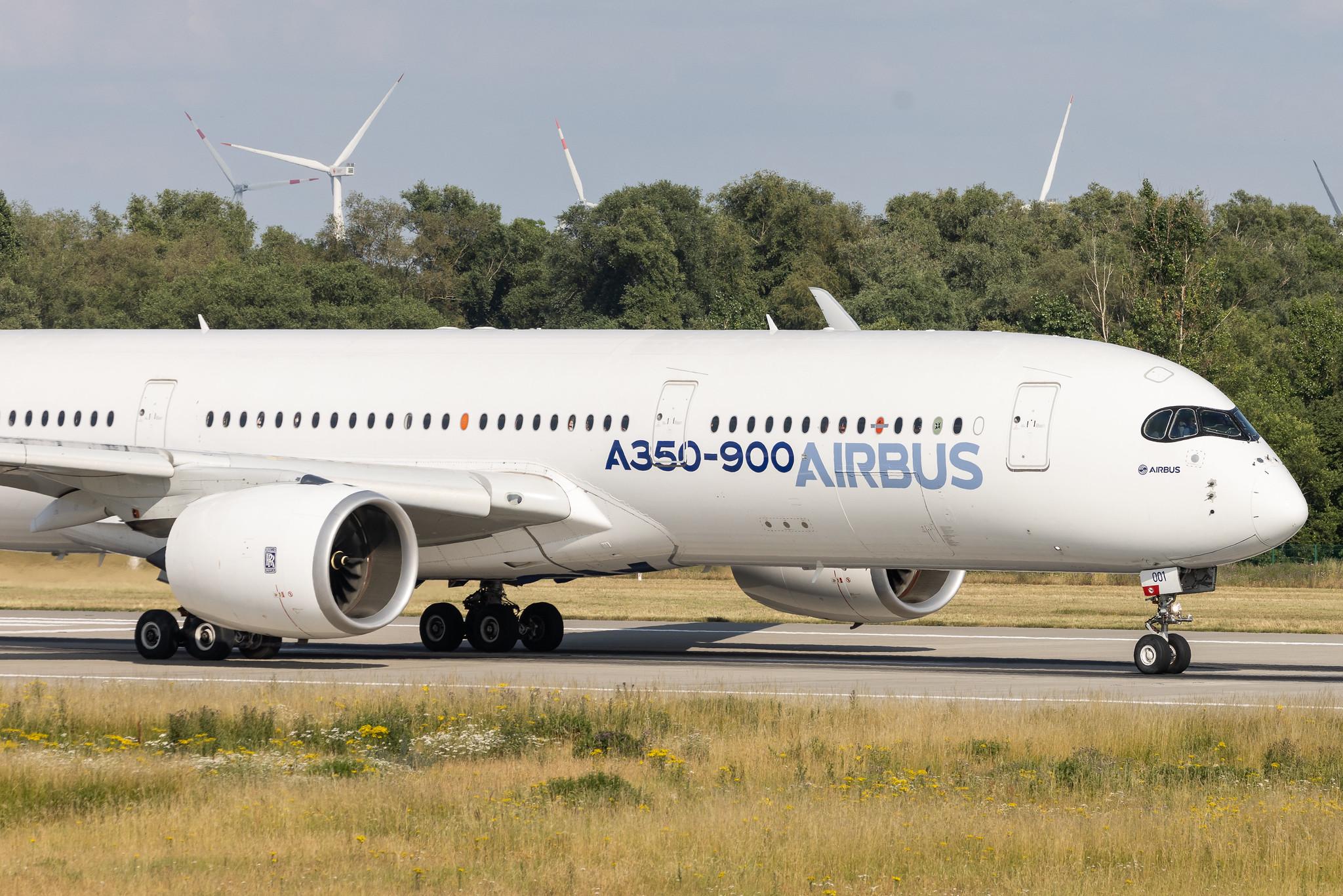 Hamburg Finkenwerder: Airbus (/ AIB) |  Airbus A350-941 A359 | F-WXWB | MSN 001
