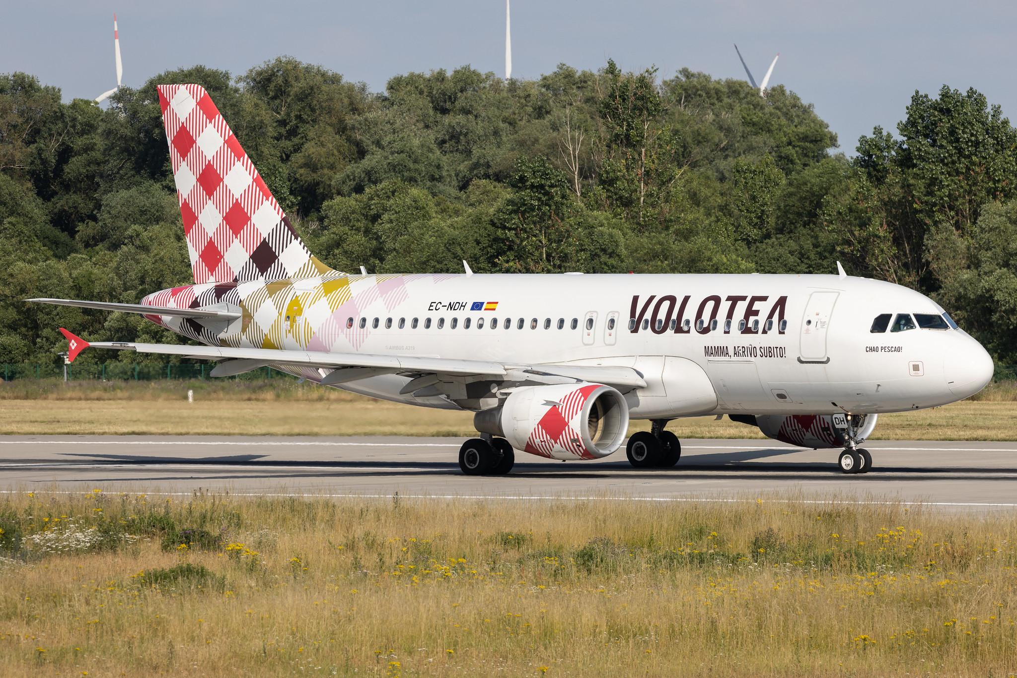 Hamburg Finkenwerder: Volotea (V7 / VOE) | Airbus A319-111 A319 | EC-NDH | MSN 03403