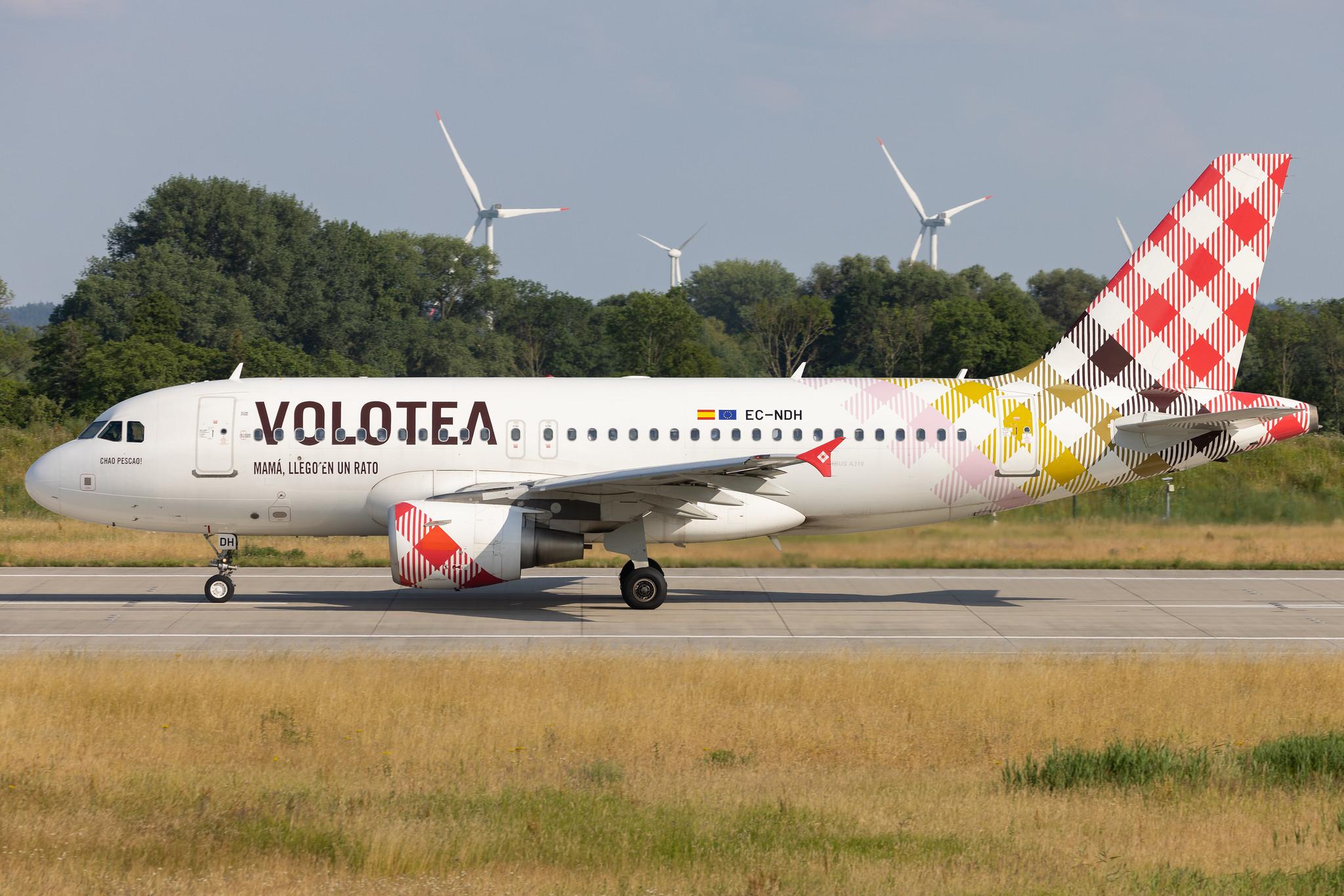 Hamburg Finkenwerder: Volotea (V7 / VOE) | Airbus A319-111 A319 | EC-NDH | MSN 03403