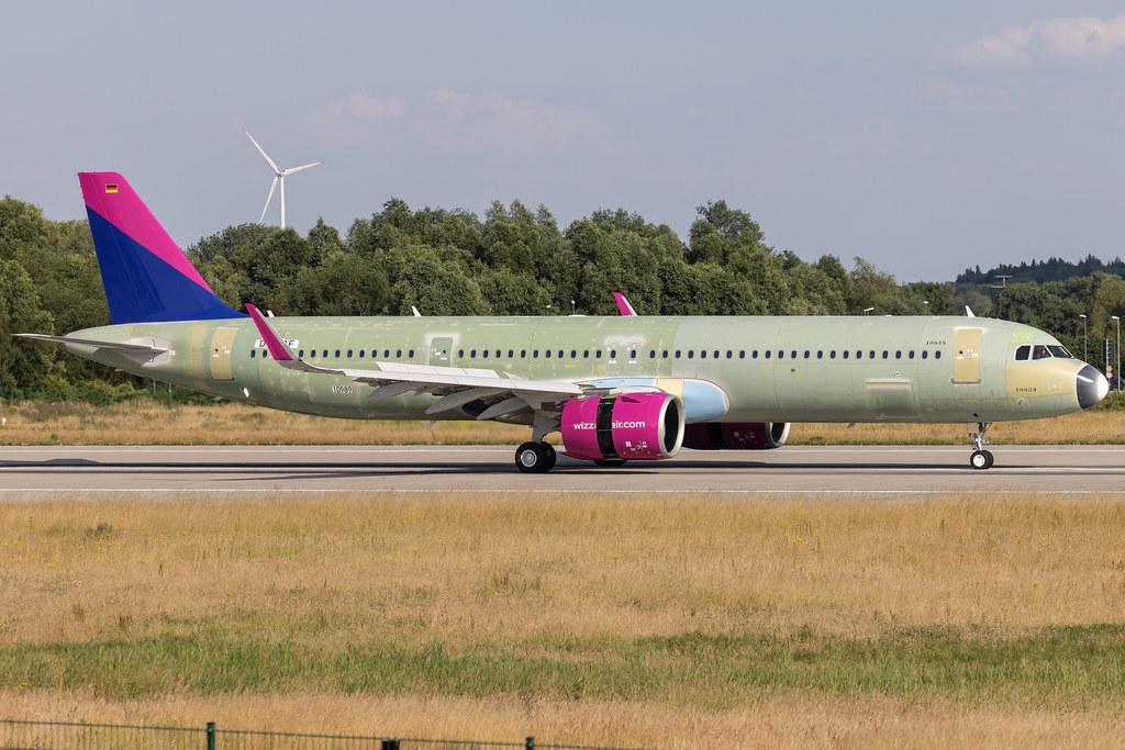 Hamburg Finkenwerder: Wizz Air (W6 / WZZ) | Airbus A321-271NX A21N | D-AZAF | HA- | MSN 10989