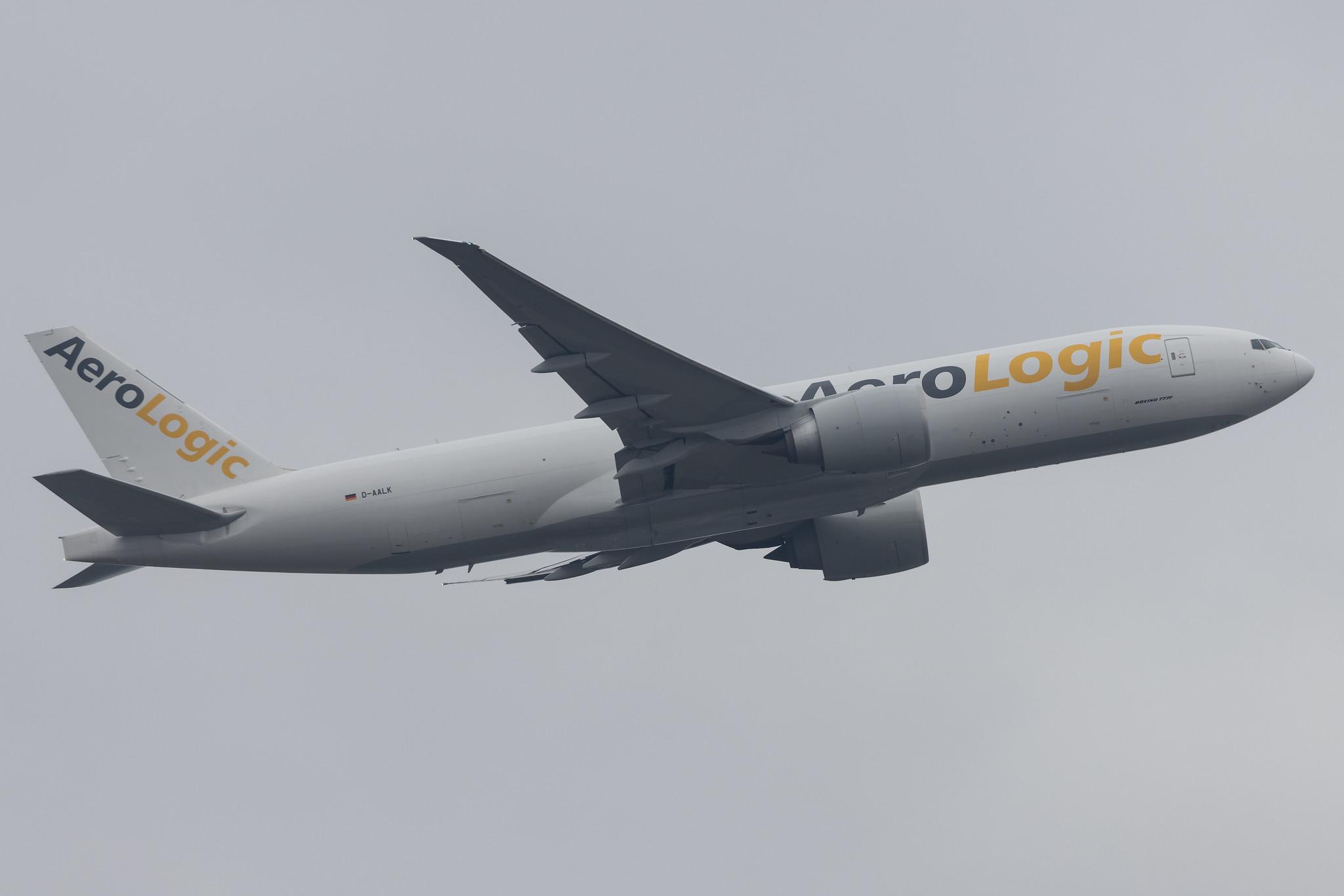 Frankfurt Airport: AeroLogic (3S / BOX) |  Boeing 777-F B77L | D-AALK | MSN 66164