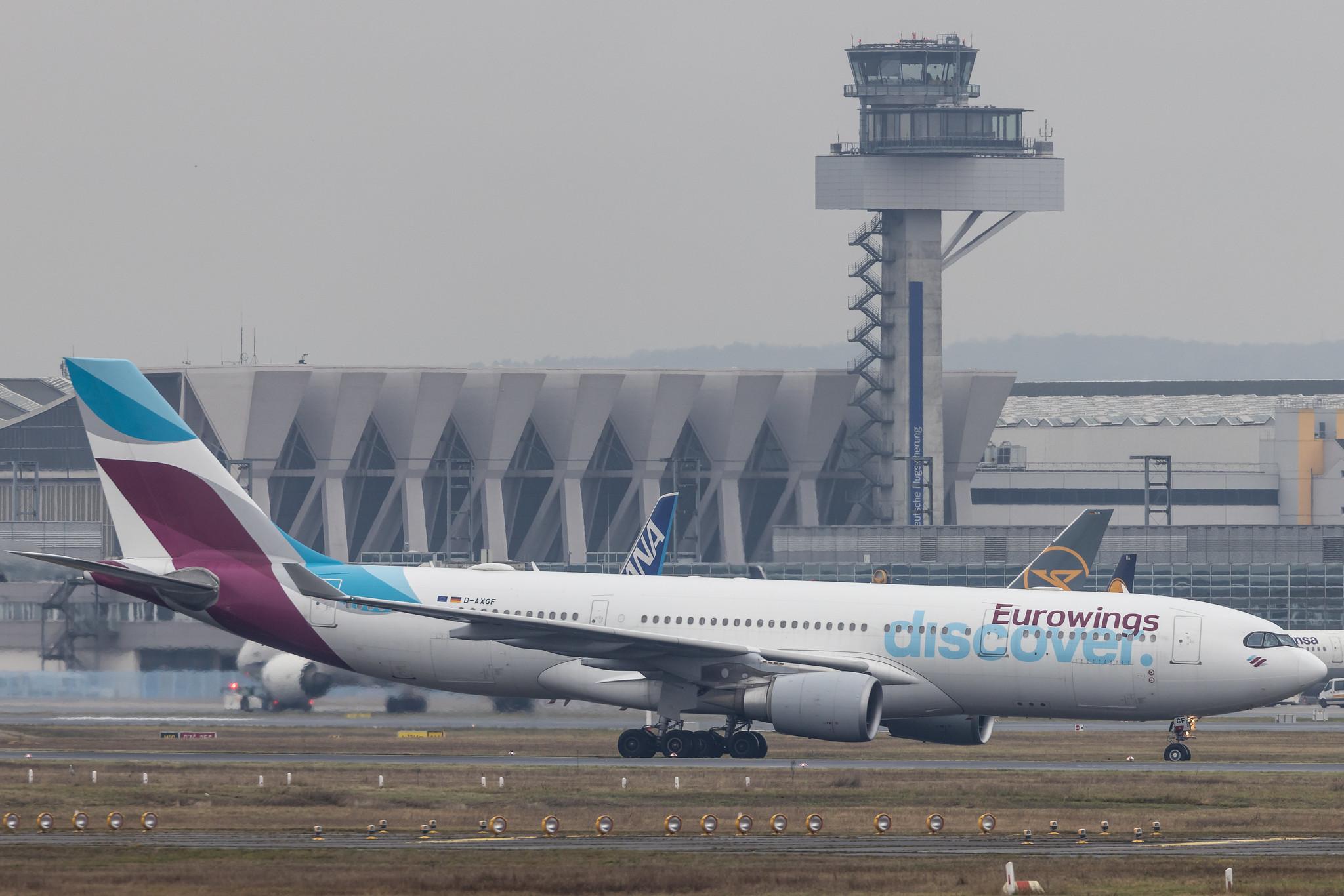 Frankfurt Airport: Eurowings Discover (4Y / OCN) |  Airbus A330-203 A332 | D-AXGF | MSN 0616