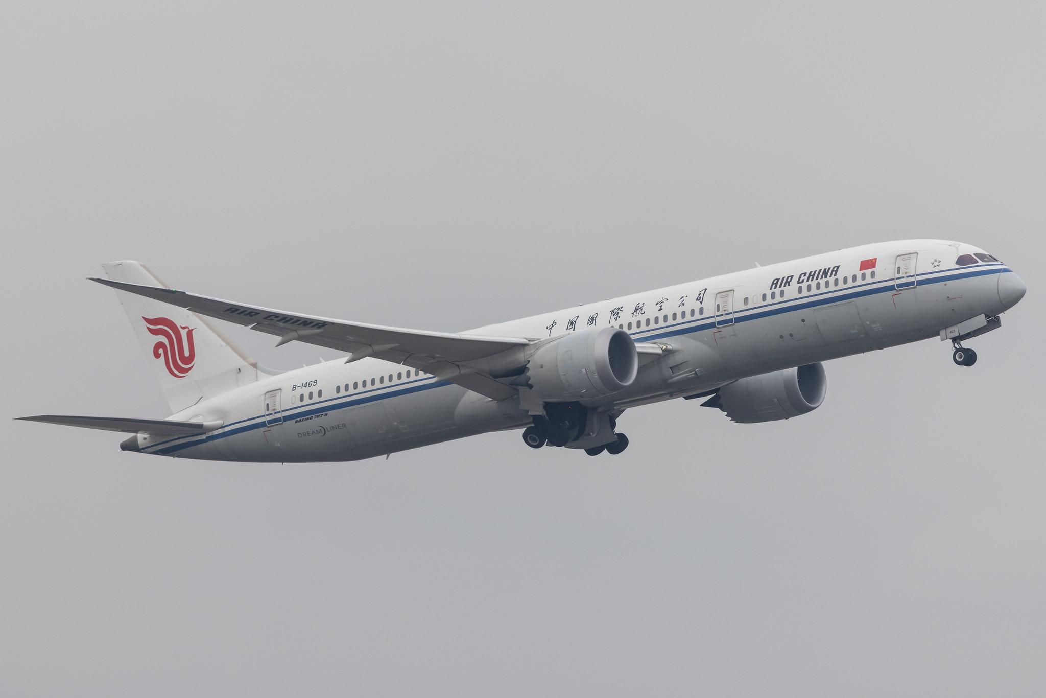 Frankfurt Airport: Air China (CA / CCA) |  Boeing 787-9 Dreamliner B789 | B-1469 | MSN 34317