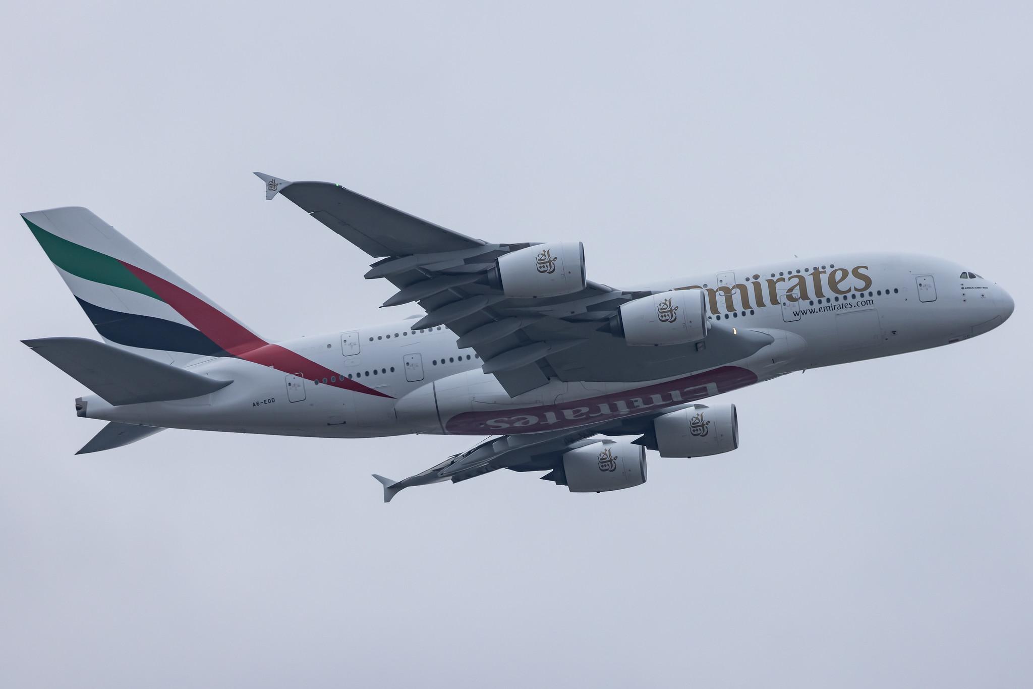 Frankfurt Airport: Emirates (EK / UAE) |  Airbus A380-861 A388 | A6-EOD | MSN 168