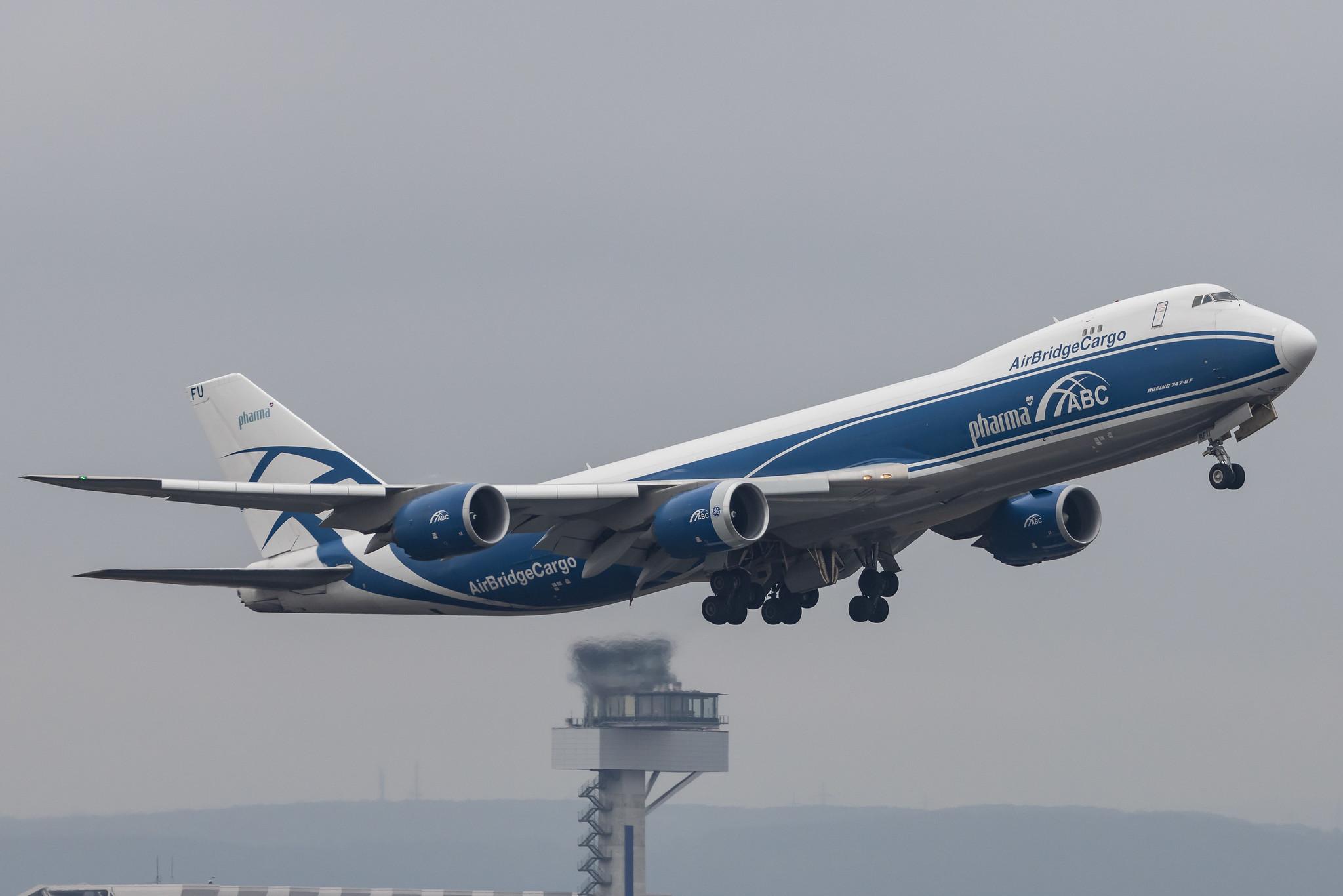 Frankfurt Airport: AirBridgeCargo (RU / ABW) | Operator: AirBridgeCargo Airlines |  Boeing 747-83Q(F) B748 | VQ-BFU | MSN 60117