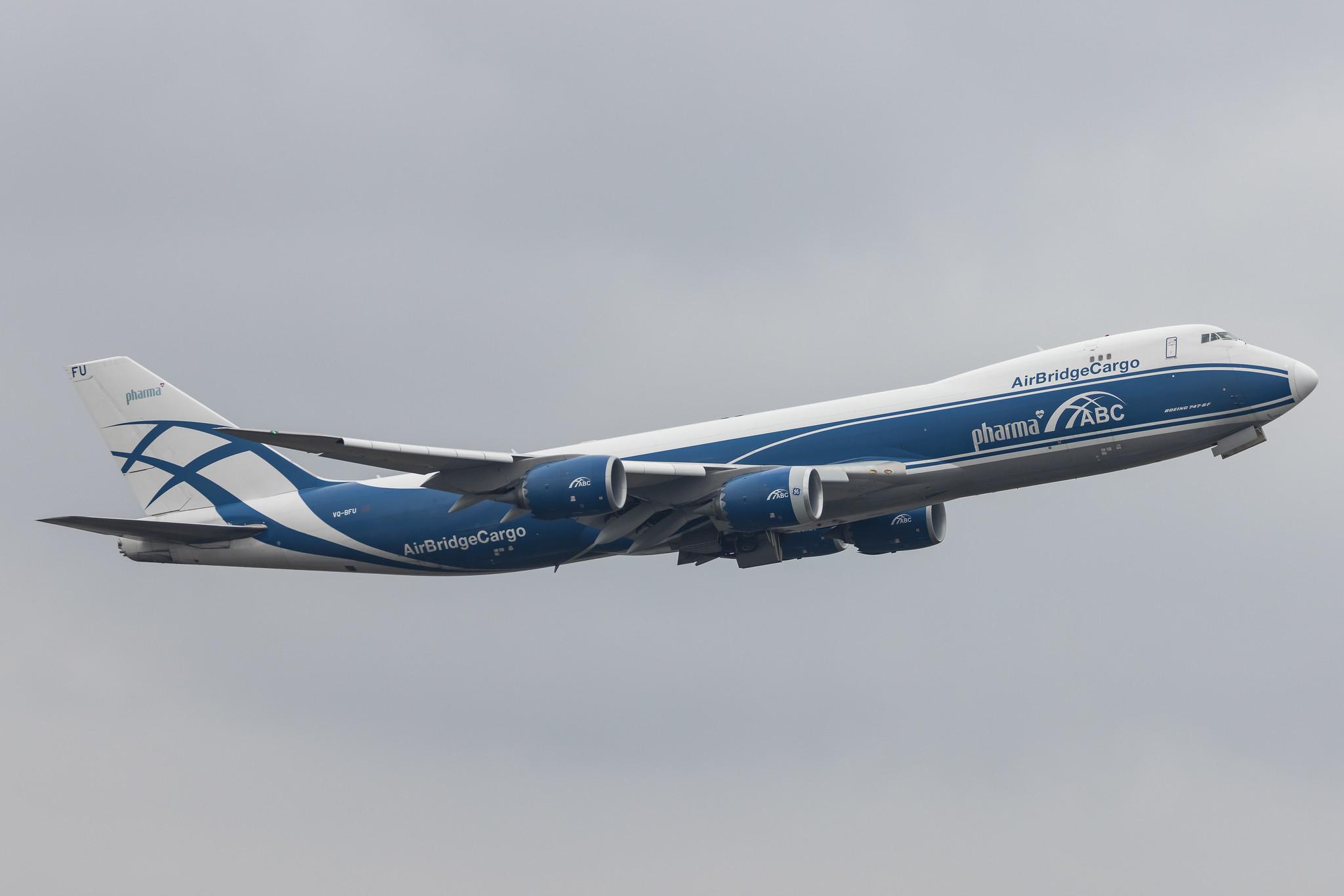 Frankfurt Airport: AirBridgeCargo (RU / ABW) | Operator: AirBridgeCargo Airlines |  Boeing 747-83Q(F) B748 | VQ-BFU | MSN 60117