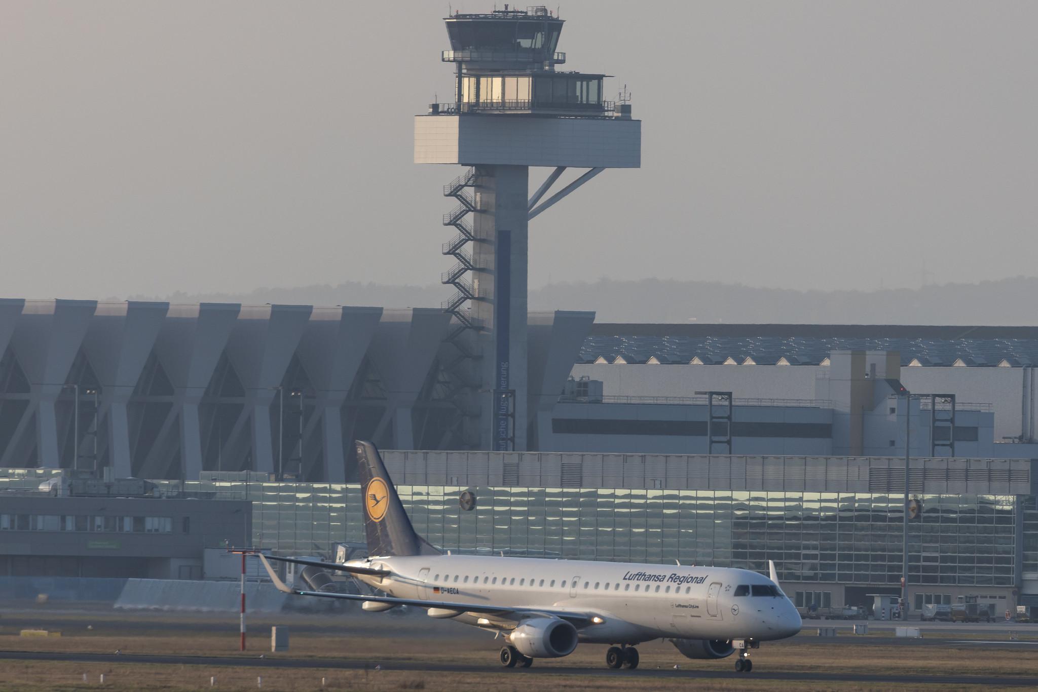 Frankfurt Airport: Lufthansa (LH / DLH) | Operator: Lufthansa CityLine |  Embraer E190LR E190 | D-AECA | MSN 19000327