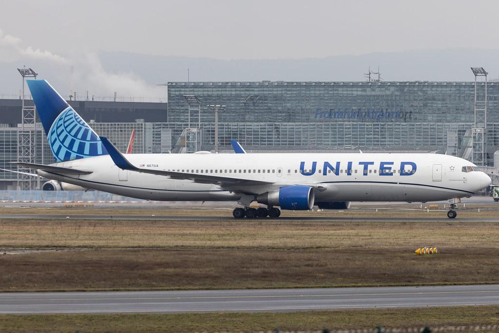 Frankfurt Airport: United Airlines (UA / UAL) |  Boeing 767-322(ER) B763 | N671UA | MSN 30026