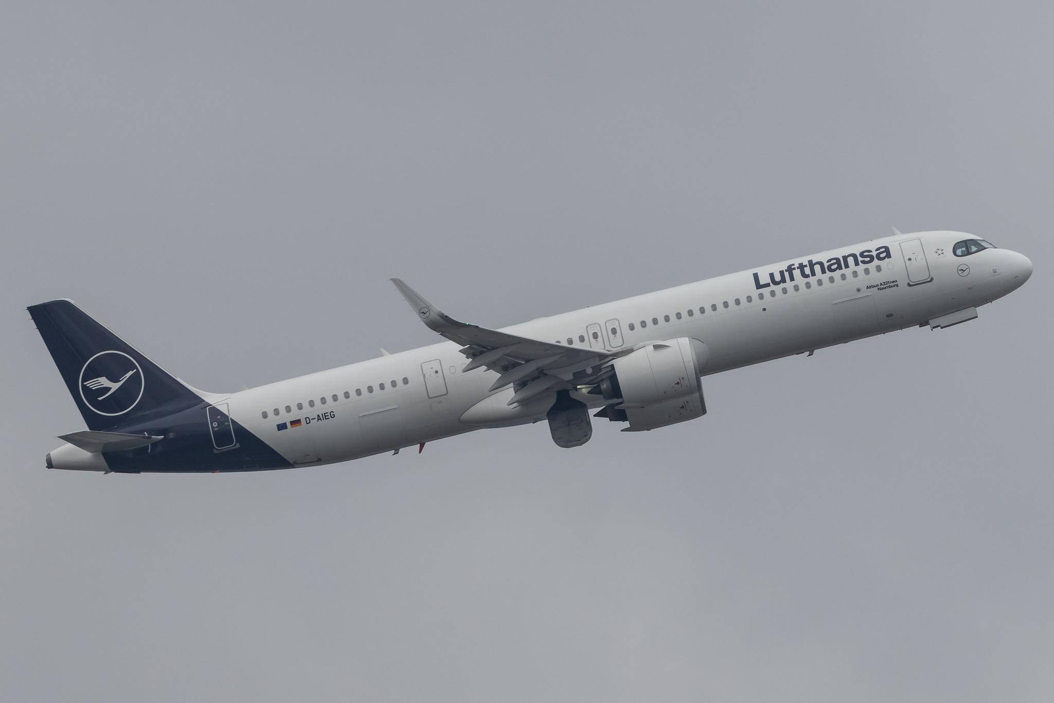 Frankfurt Airport: Lufthansa (LH / DLH) |  Airbus A321-271NX A21N | D-AIEG | MSN 10059