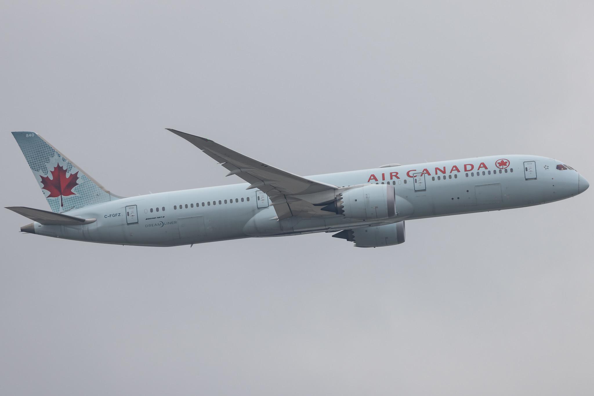 Frankfurt Airport: Air Canada (AC / ACA) |  Boeing 787-9 Dreamliner B789 | C-FGFZ | MSN 37172