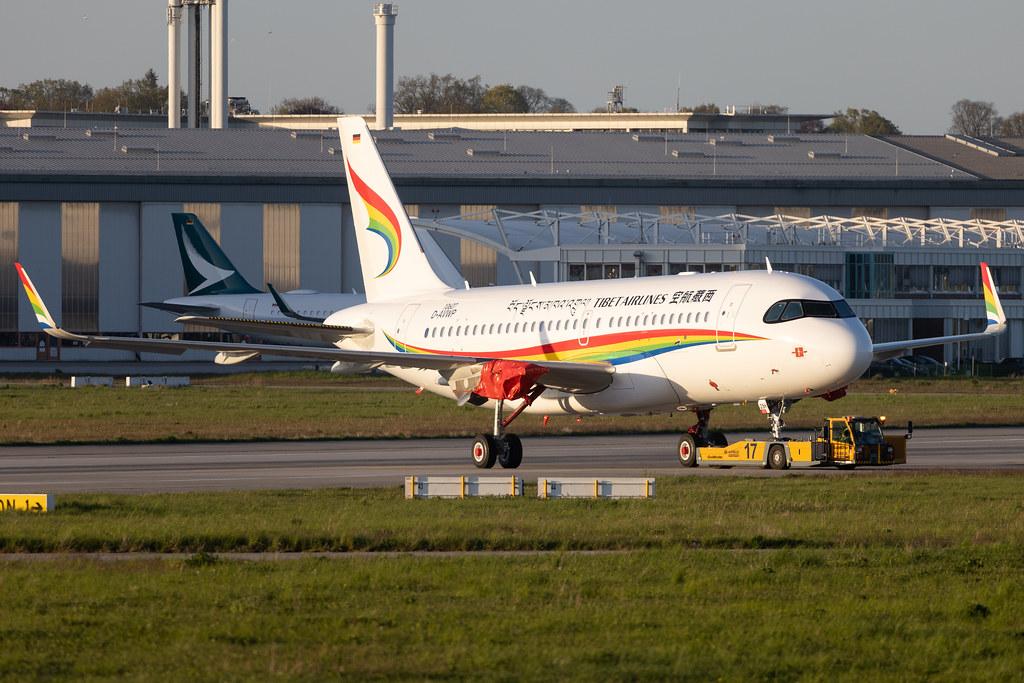 Hamburg Finkenwerder: Tibet Airlines (TV / TBA) |  Airbus A319-153N A19N | D-AVWP | MSN 10607