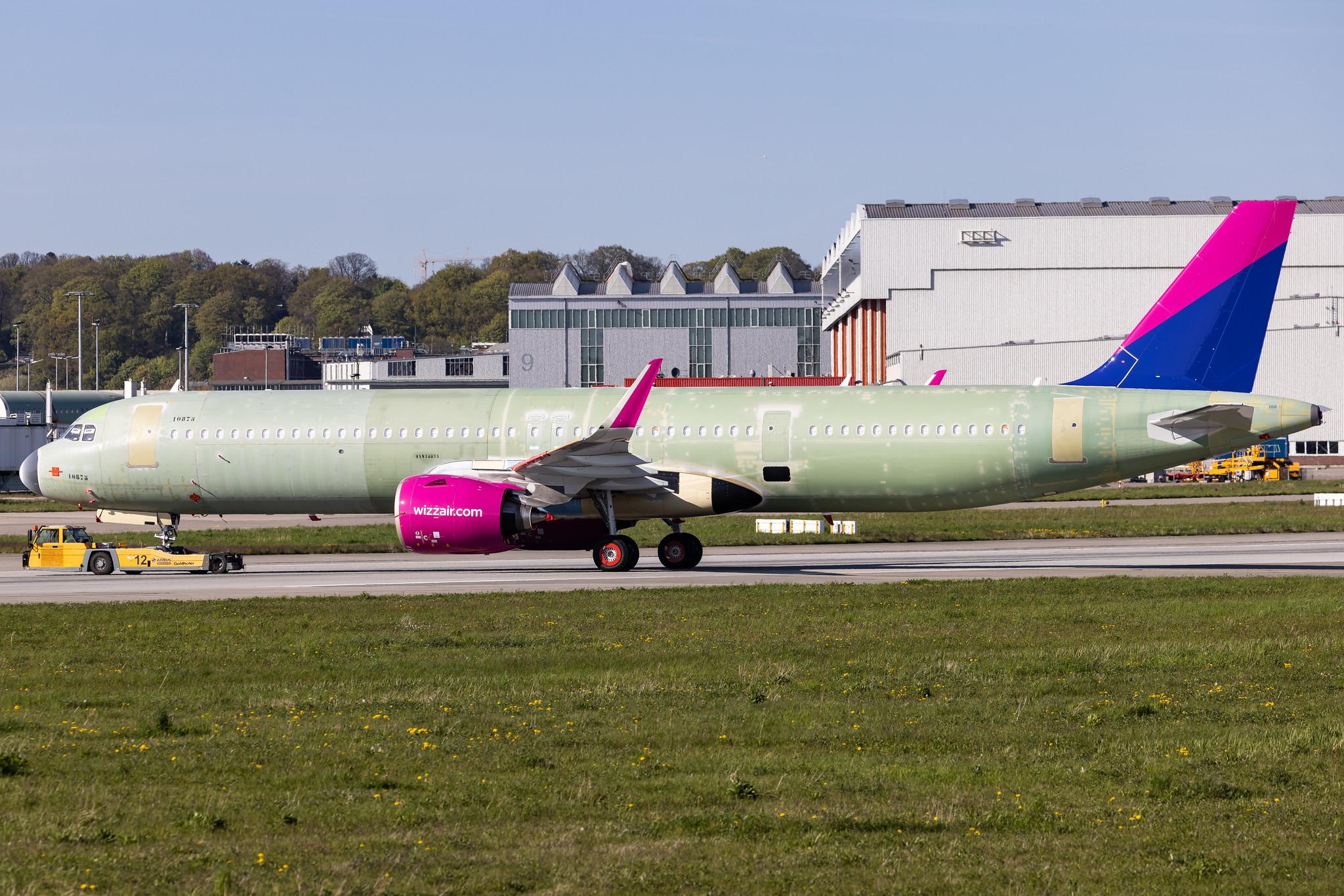 Hamburg Finkenwerder: Wizz Air (W6 / WZZ) | Airbus A321-271NX A21N | D-AZYO | HA-LZP | MSN 10875