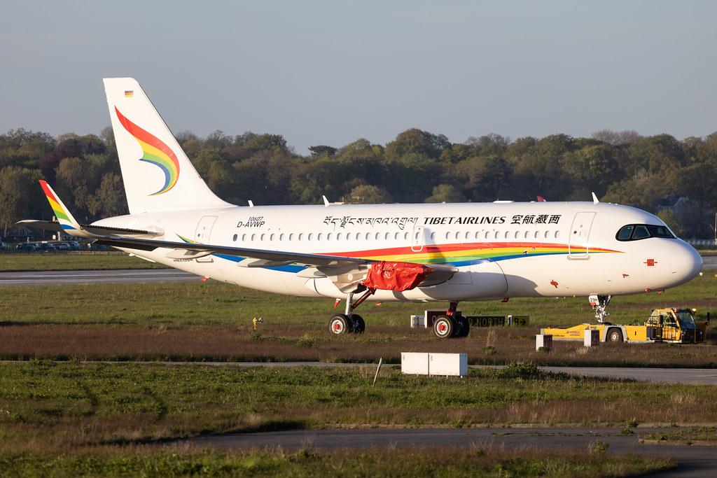 Hamburg Finkenwerder: Tibet Airlines (TV / TBA) |  Airbus A319-153N A19N | D-AVWP | MSN 10607
