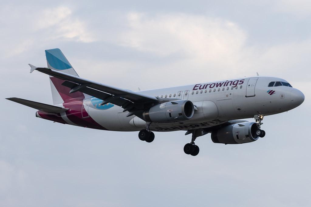 Hamburg Airport: Eurowings (EW / EWG) | Operator: Eurowings Europe | Airbus A319-132 A319 | OE-LYZ | MSN 4227