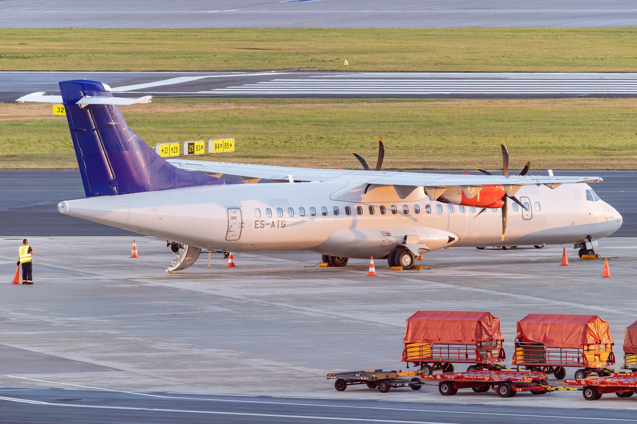Hamburg Airport: SAS (SK / SAS) | Operator: Xfly | ATR 72-600 AT76 | ES-ATG | MSN 1121