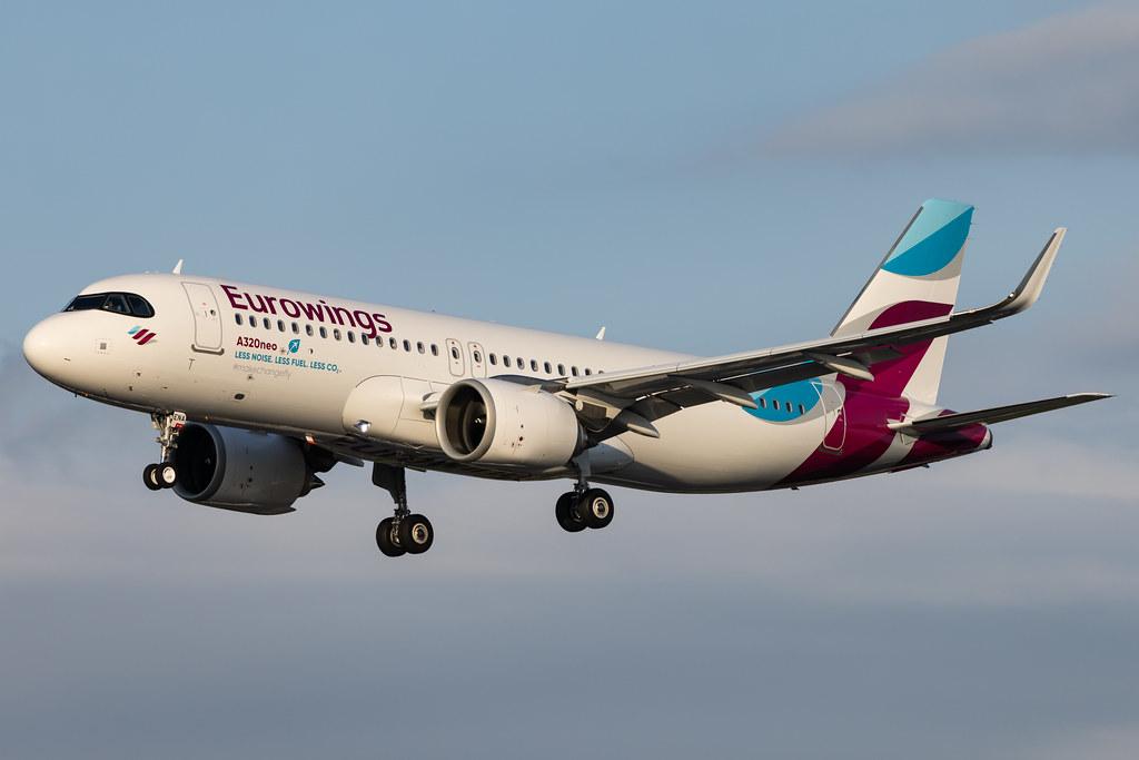 Hamburg Airport: Eurowings (EW / EWG) | Airbus A320-251N A20N | D-AENA | MSN 10758