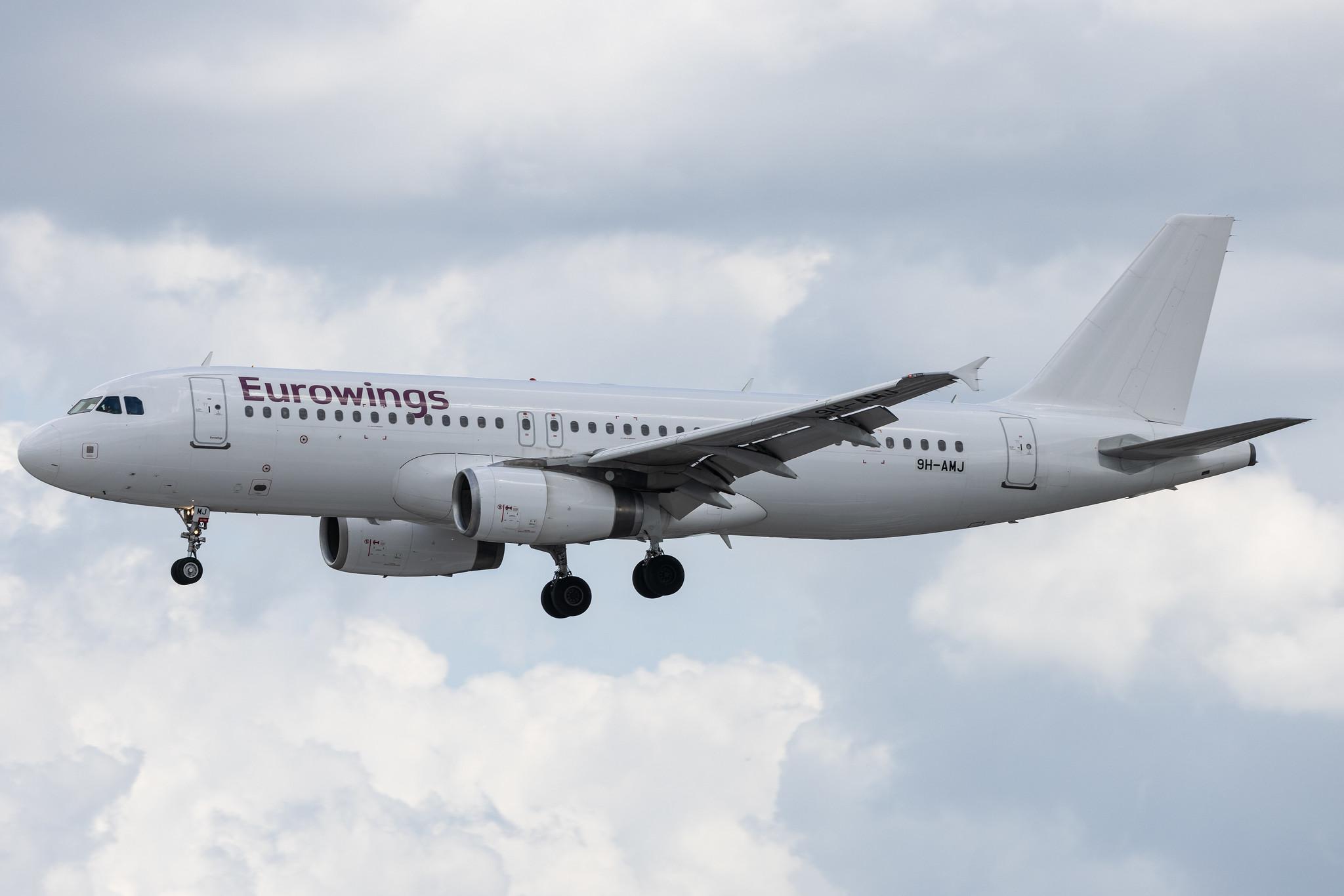 Hamburg Airport: Eurowings (EW / EWG) | Operator: Avion Express Malta | Airbus A320-232 A320 | 9H-AMJ | MSN 03531