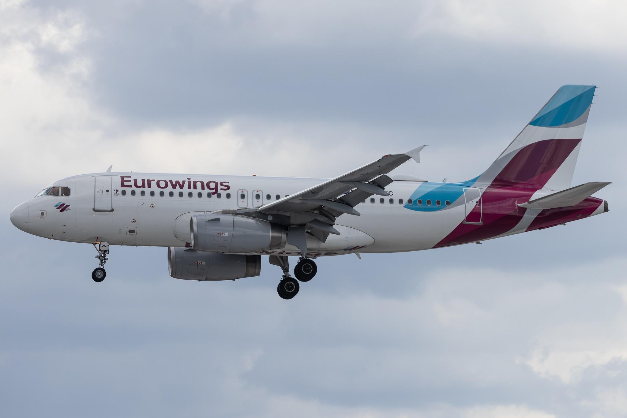 Hamburg Airport: Eurowings (EW / EWG) | Airbus A319-132 A319 | D-AGWC | MSN 2976