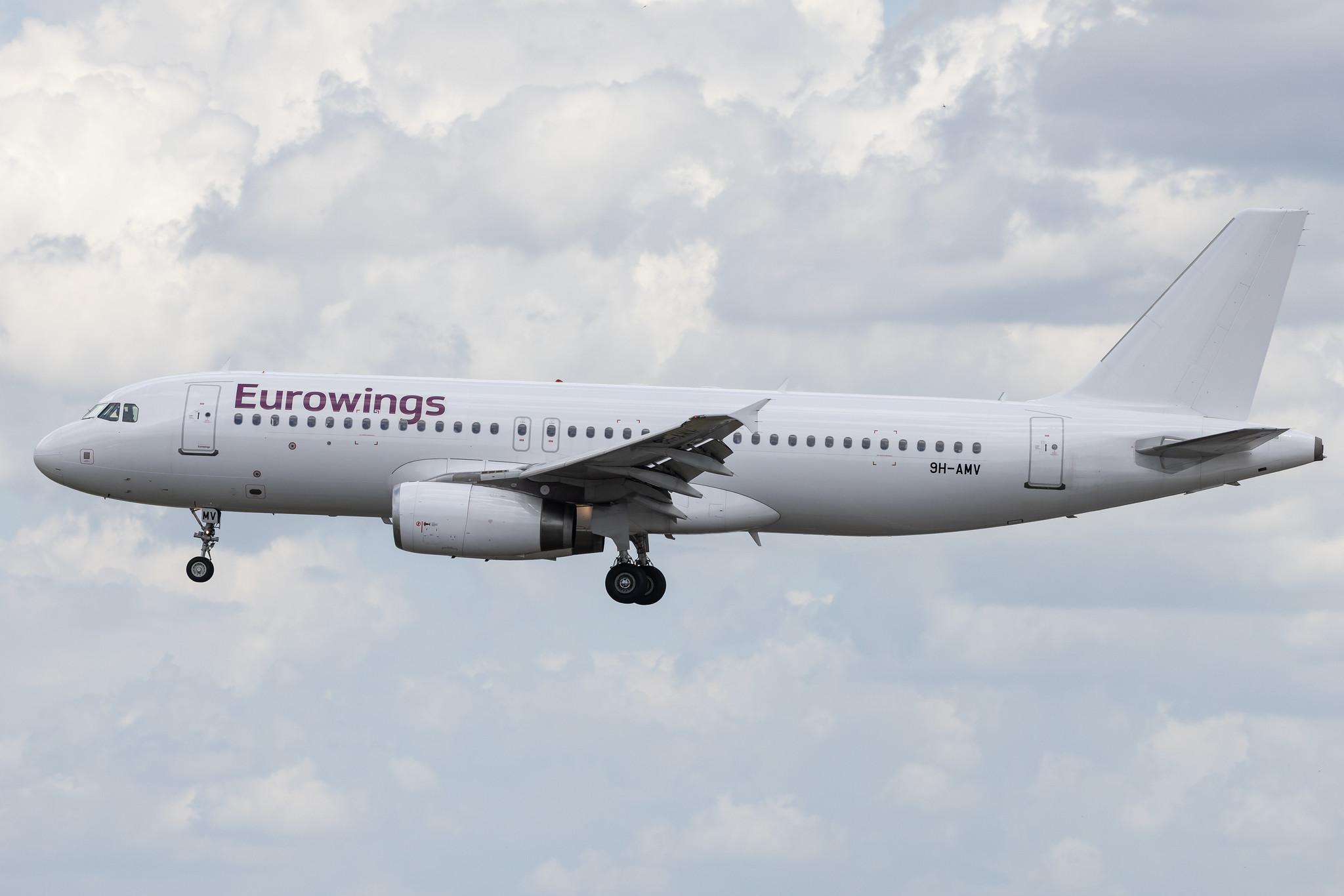 Hamburg Airport: Eurowings (EW / EWG) | Operator: Avion Express Malta | Airbus A320-214 A320 | 9H-AMV | MSN 02914