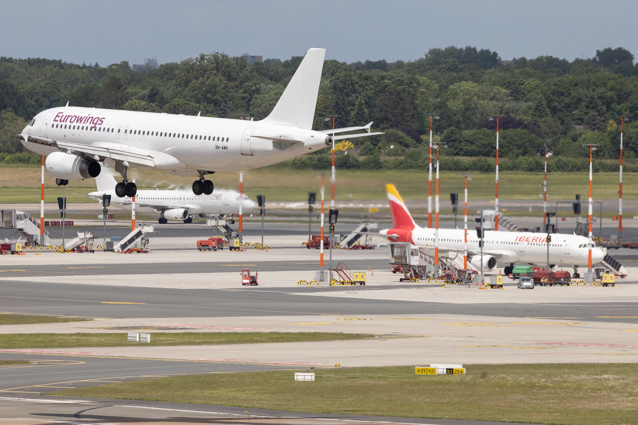 Hamburg Airport: Eurowings (EW / EWG) | Operator: Avion Express Malta | Airbus A320-214 A320 | 9H-AMV | MSN 02914