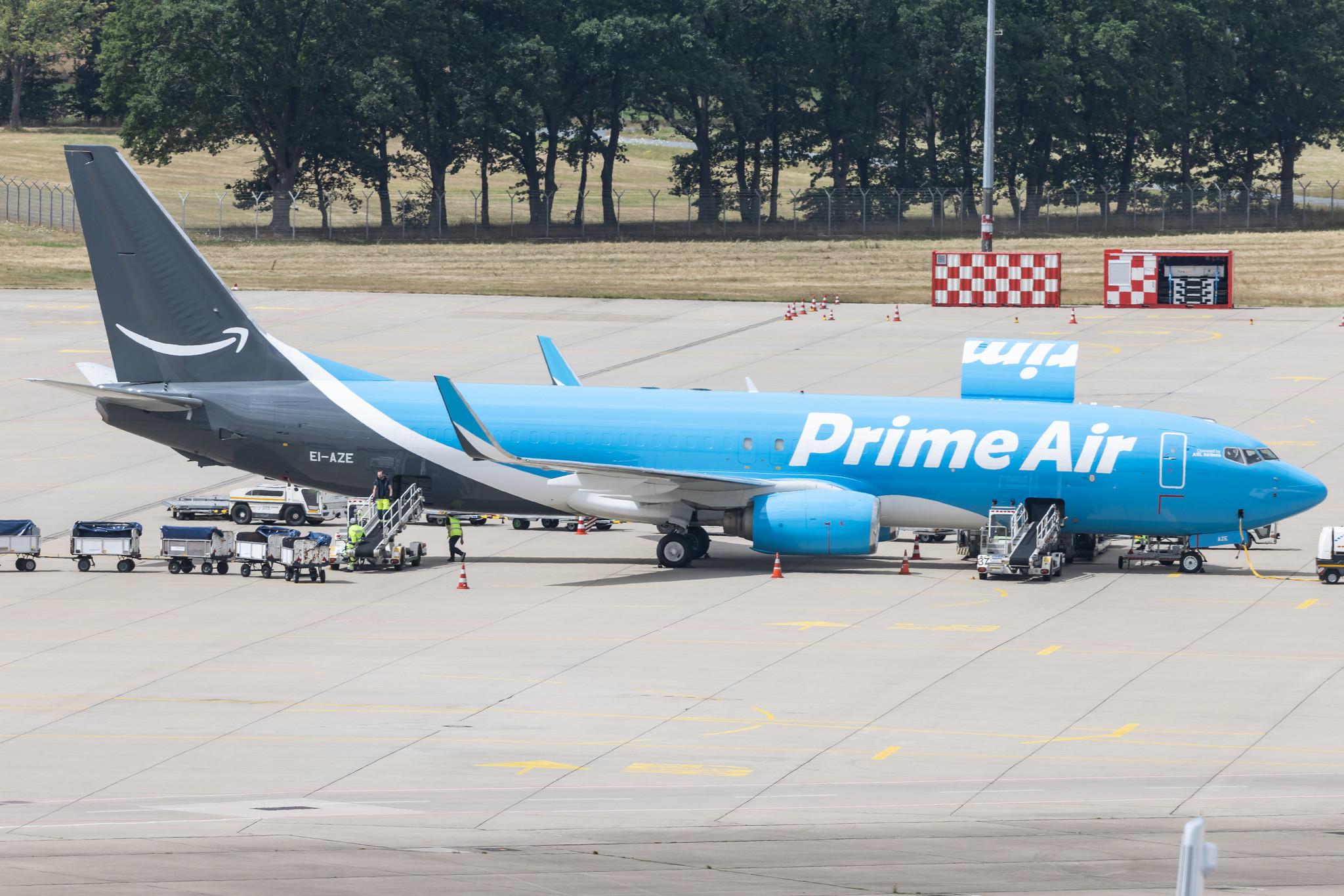 Hannover Airport: Amazon Air | Boeing 737-86Q(SF) B738 | EI-AZE | MSN 30291