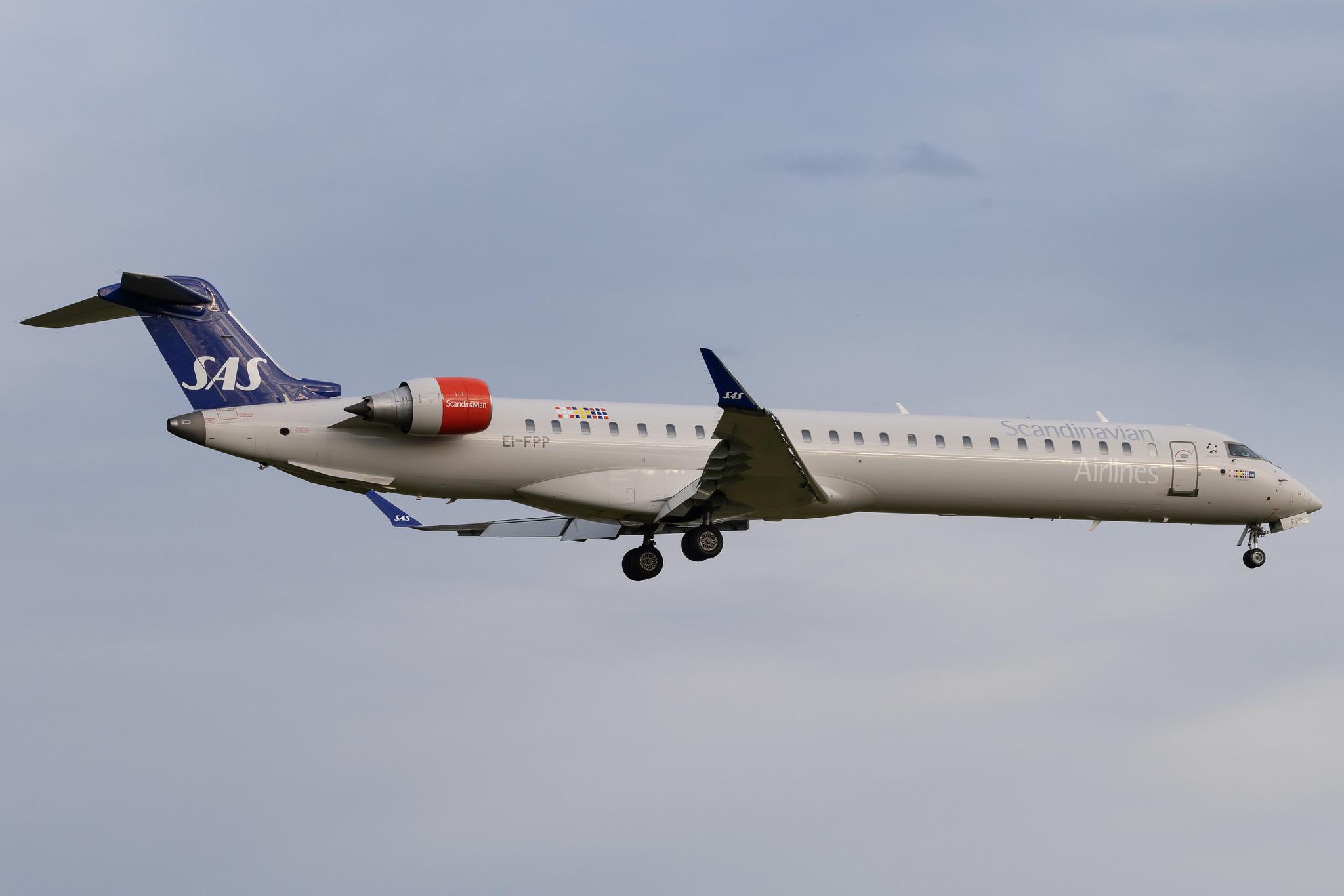 Hamburg Airport: SAS (SK / SAS) | Operator: Cityjet | Mitsubishi CRJ-900LR CRJ9 | EI-FPP | MSN 15435
