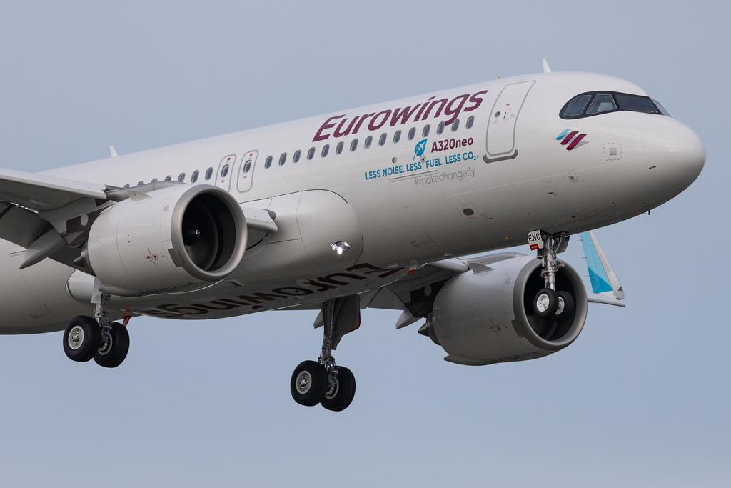 Hamburg Airport: Eurowings (EW / EWG) |  Airbus A320-251N A20N | D-AENC | MSN 10826