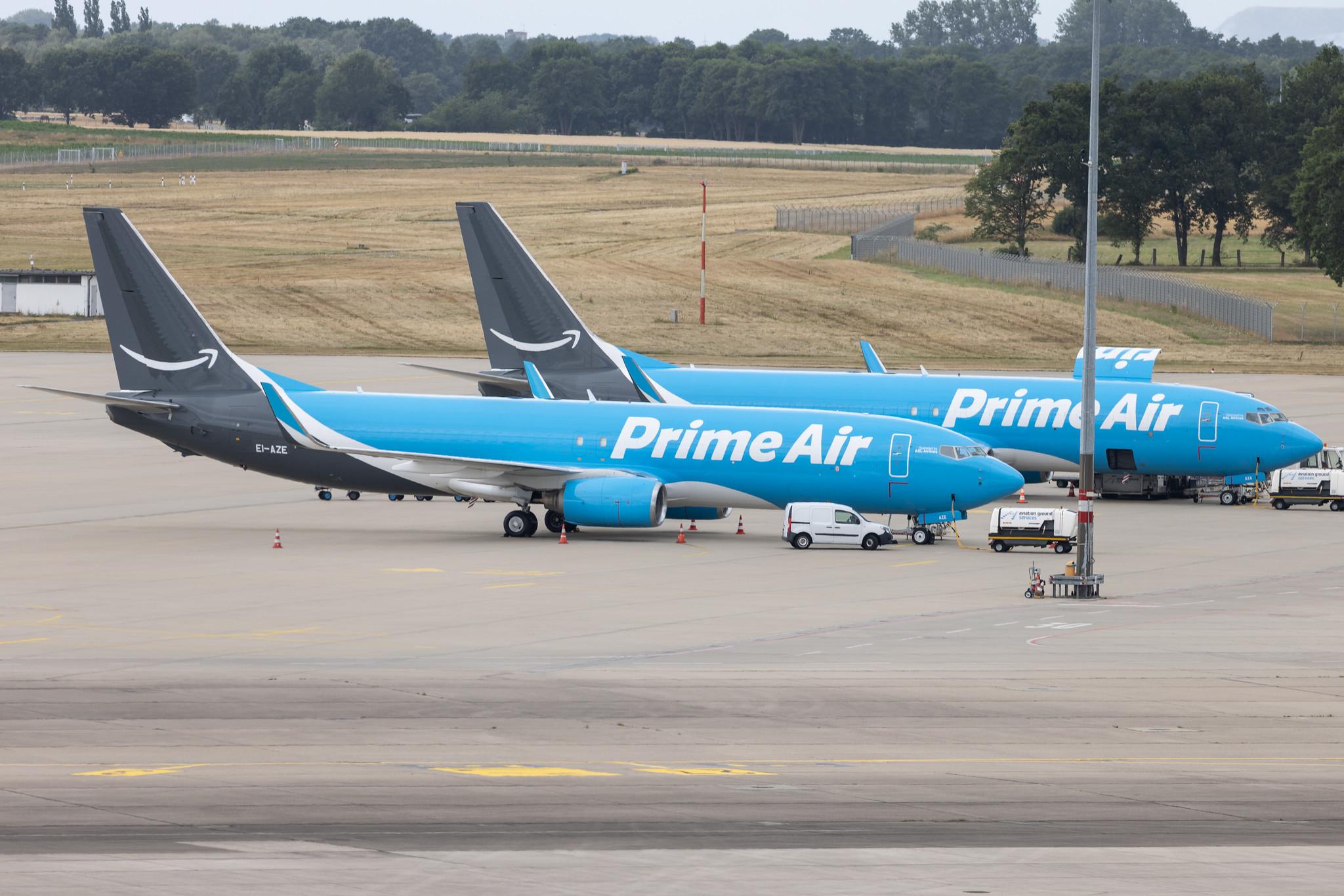 Hannover Airport: Amazon Air | Boeing 737-86Q(SF) B738 | EI-AZE | MSN 30291