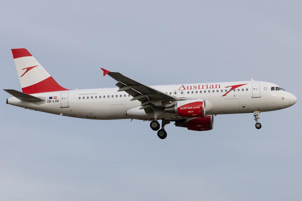 Hamburg Airport: Austrian Airlines (OS / AUA) | Airbus A320-216 A320 | OE-LXE | MSN 3532