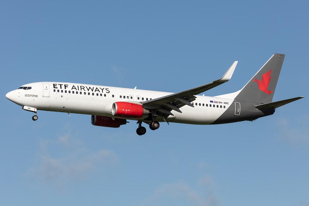 Hamburg Airport: ETF Airways (LI / EZZ) |  Boeing 737-8Q8 B738 | 9A-ABC | MSN 30667