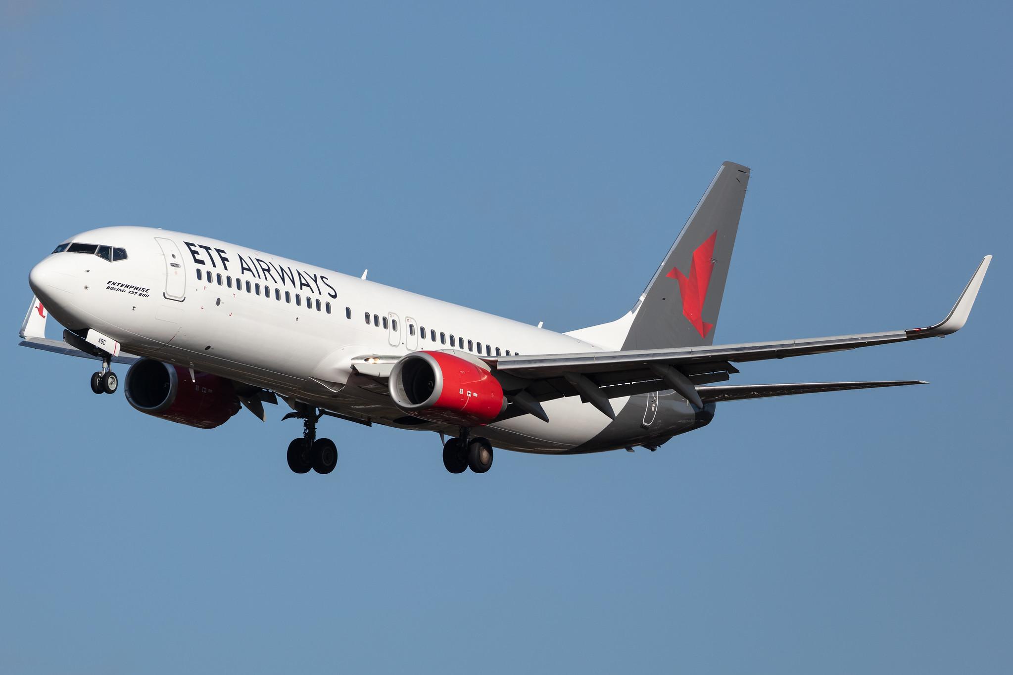 Hamburg Airport: ETF Airways (LI / EZZ) |  Boeing 737-8Q8 B738 | 9A-ABC | MSN 30667