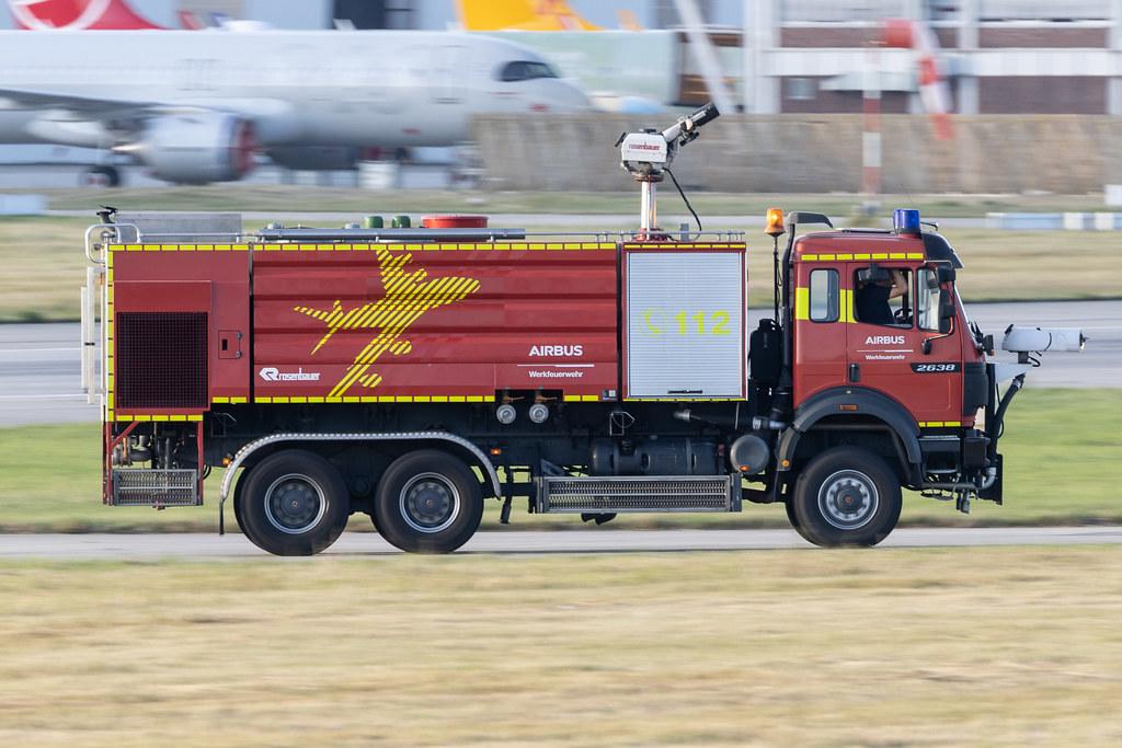 Hamburg Finkenwerder: AIRBUS Werksfeuerwehr