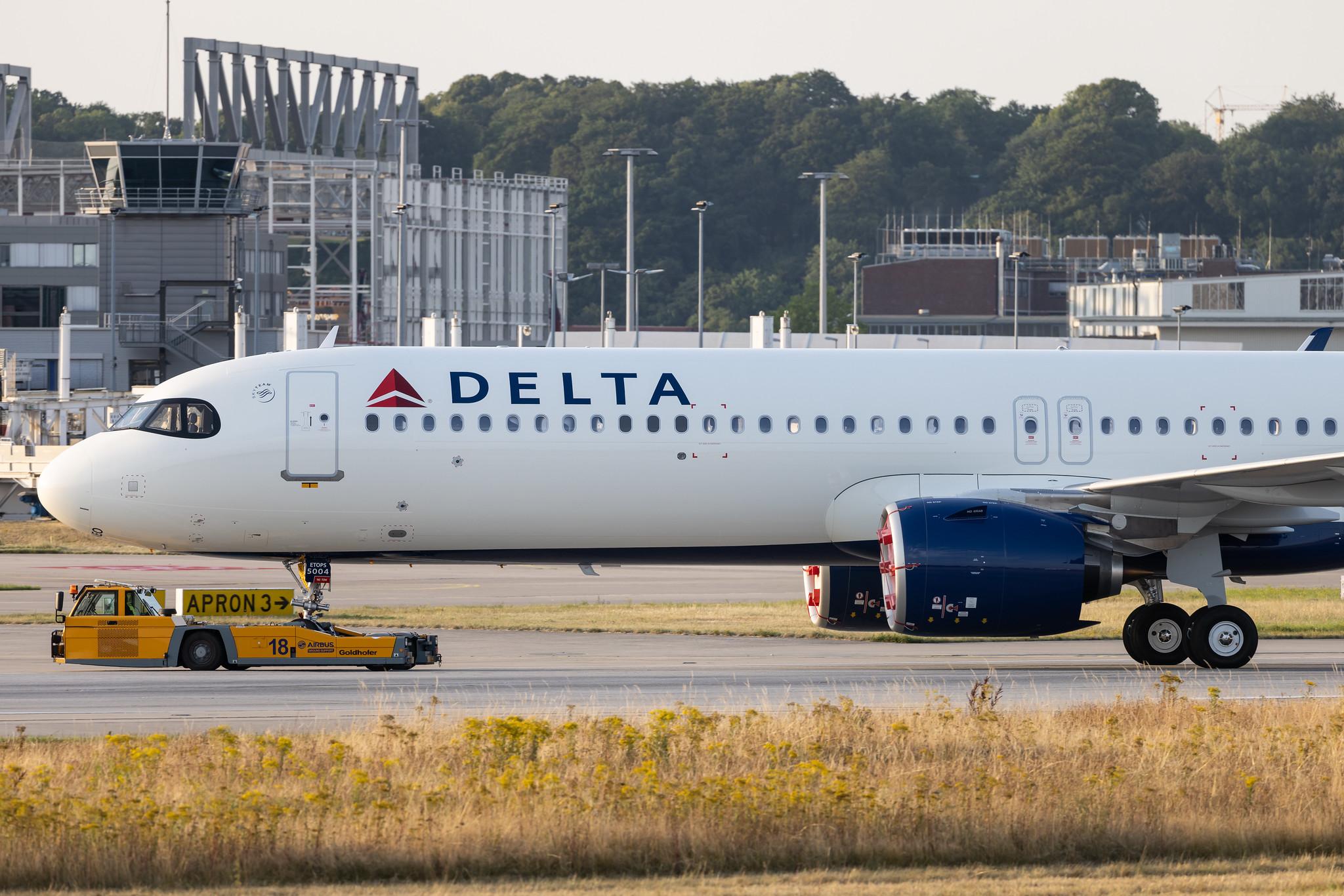 Hamburg Finkenwerder: Delta Air Lines (DL / DAL) | Airbus A321-271NX A21N | D-AZAI | N504DZ | MSN 10884