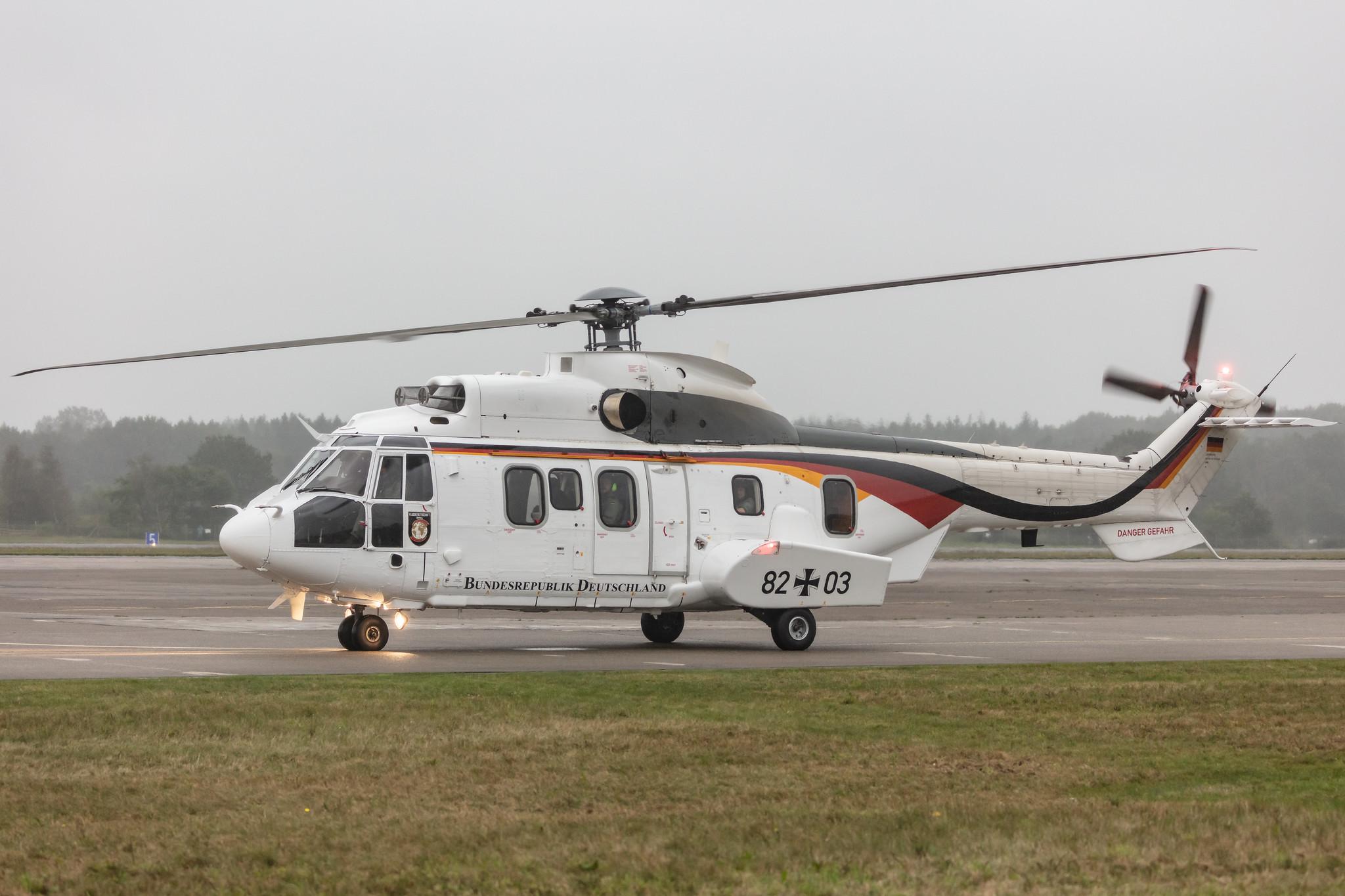 Fliegerhorst Hohn:  German Air Force (/ GAF) | Eurocopter AS 532 Cougar AS32 | 82+03 | MSN 2460