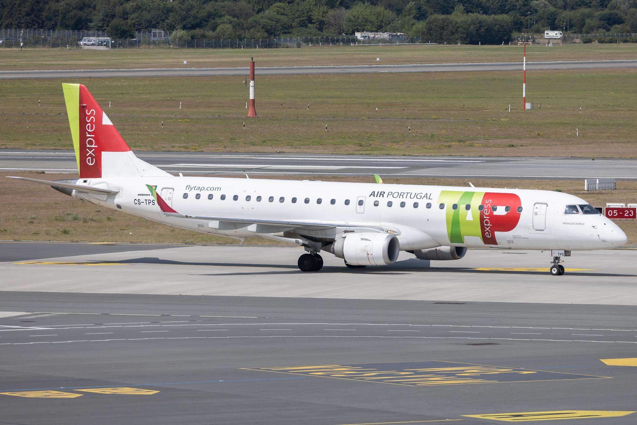 Hamburg Airport: TAP Express (TP / TAP) | Operator: Portugalia Airlines | Embraer E190LR E190 | CS-TPS | MSN 19000493