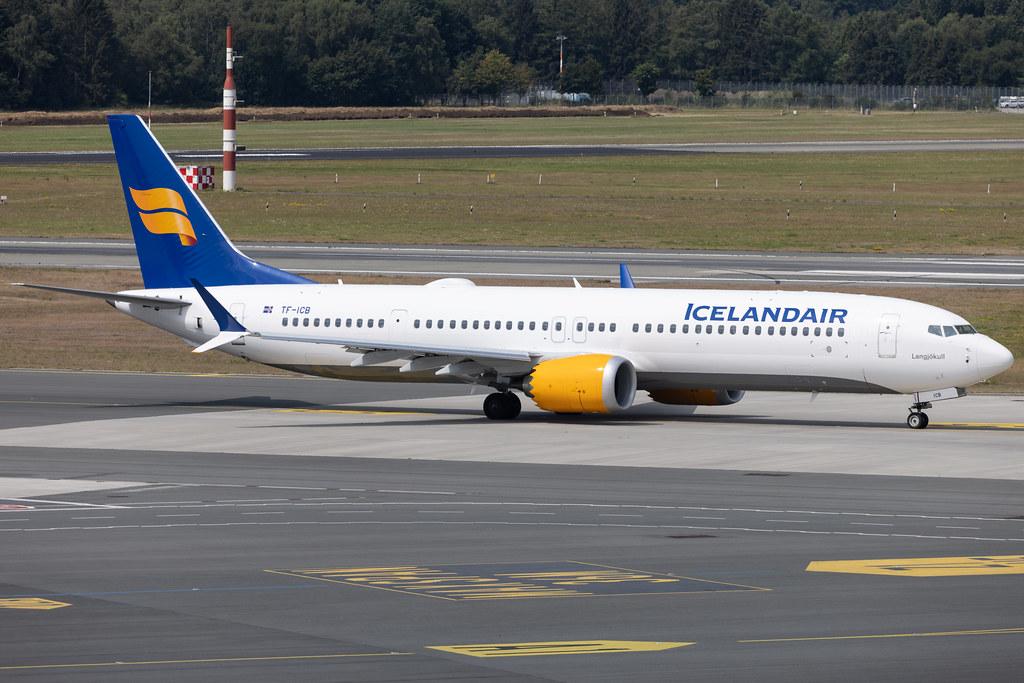 Hamburg Airport: Icelandair (FI / ICE) |  Boeing 737 MAX 9 B39M | TF-ICB | MSN 44568