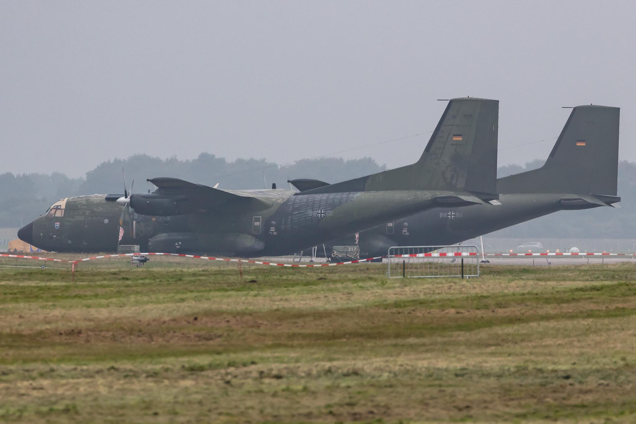 Fliegerhorst Hohn: German Air Force (/ GAF) | Transall C-160D C160 | 50+55 | MSN D77