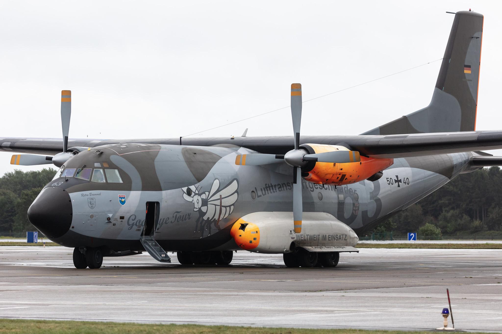 Fliegerhorst Hohn: German Air Force (/ GAF) | Transall C-160D C160 | 50+40 | MSN D62